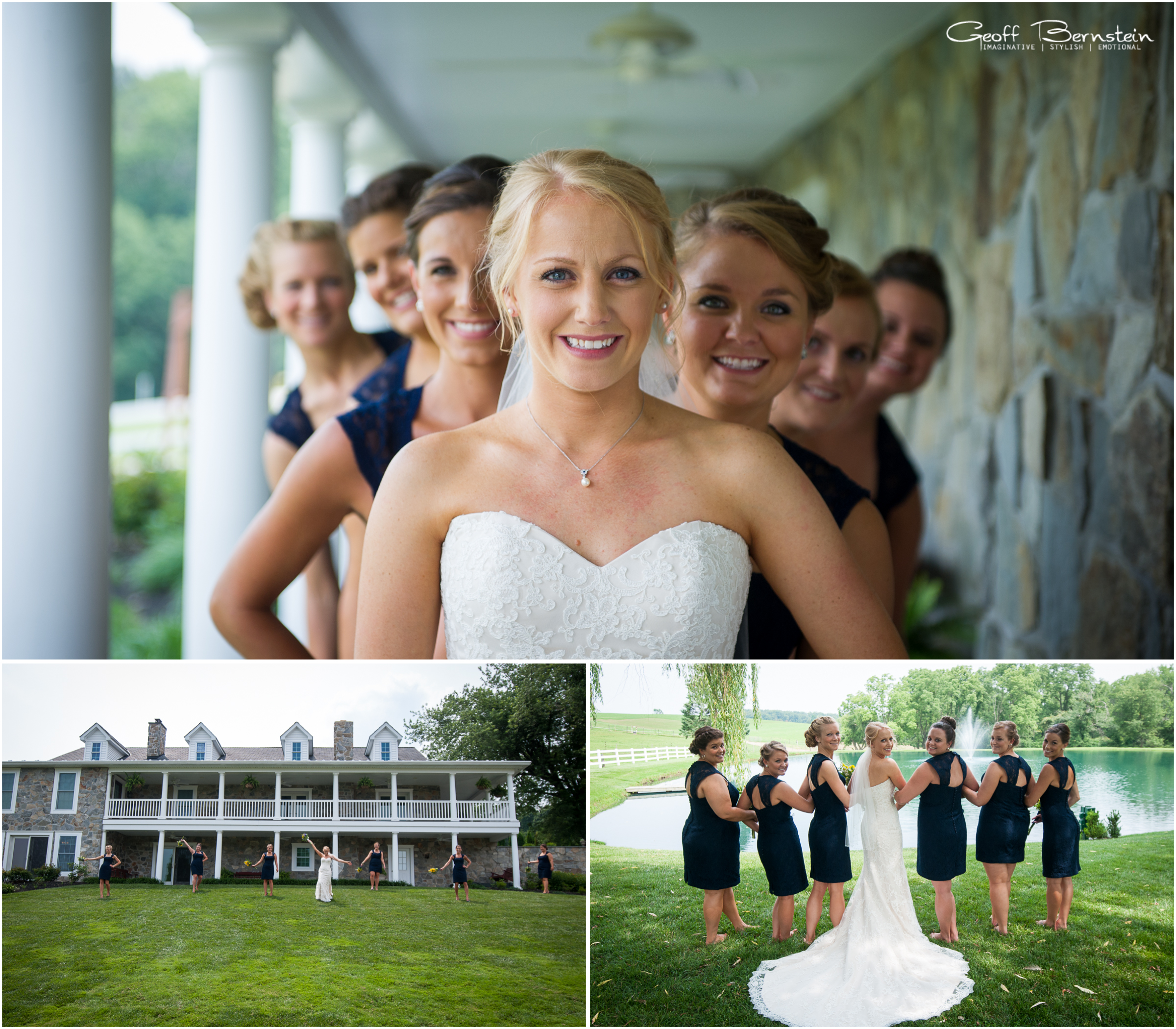 An Elegant Outdoor Wedding at the Pond View Farms by Geoff Bernstein Photography || www.gbmemories.com