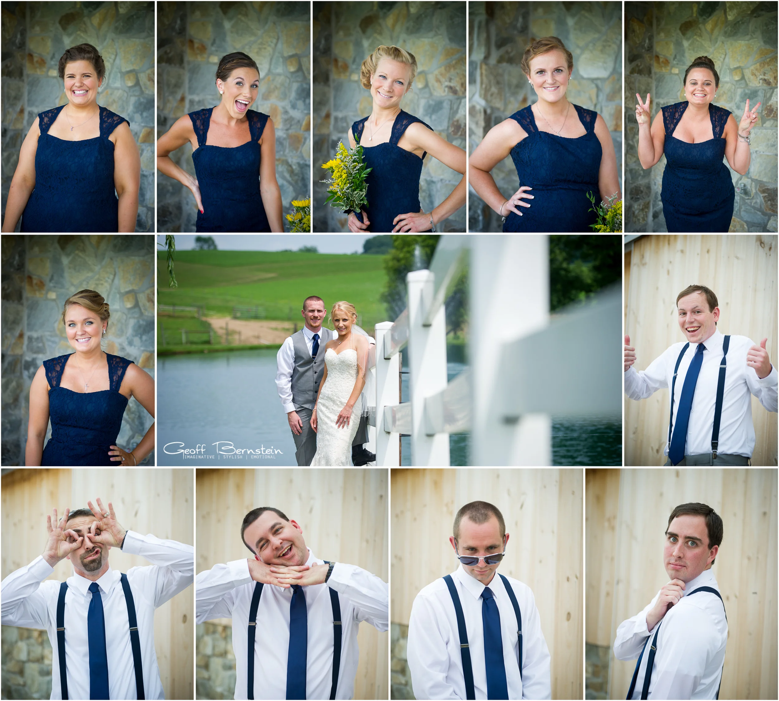 An Elegant Outdoor Wedding at the Pond View Farms by Geoff Bernstein Photography || www.gbmemories.com