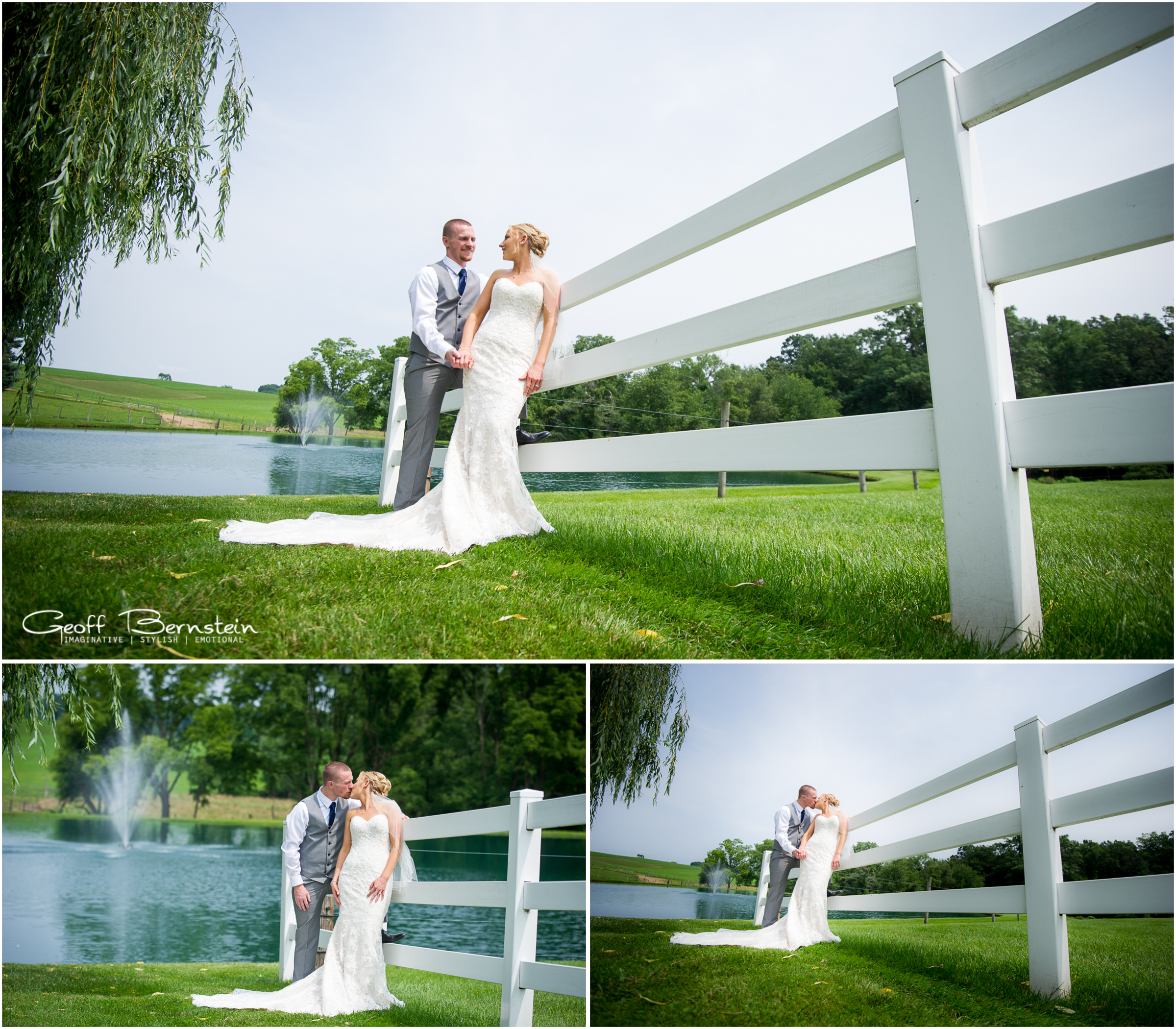 An Elegant Outdoor Wedding at the Pond View Farms by Geoff Bernstein Photography || www.gbmemories.com