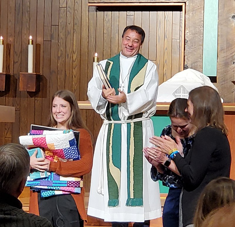 October 8, 2023   Installation of Hannah Zahrte as Director of Youth &amp; Young Adult Ministry at Cross View Lutheran Church, Edina