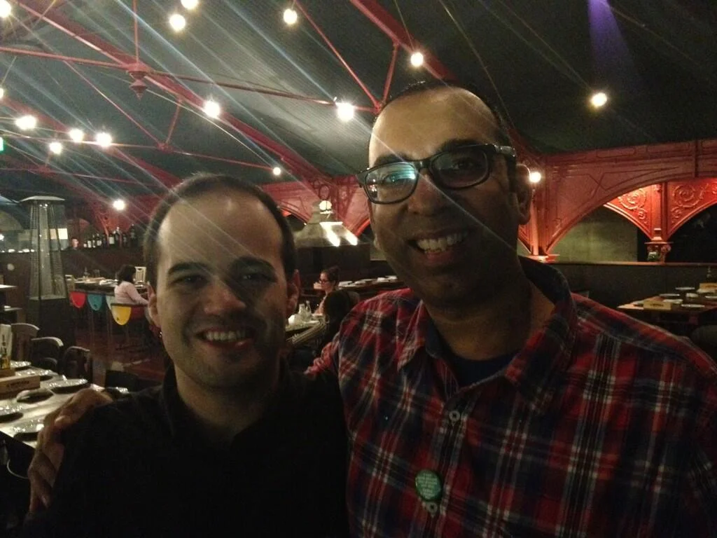 At dinner with Norberto Amaral after TEDx O'Porto 2013