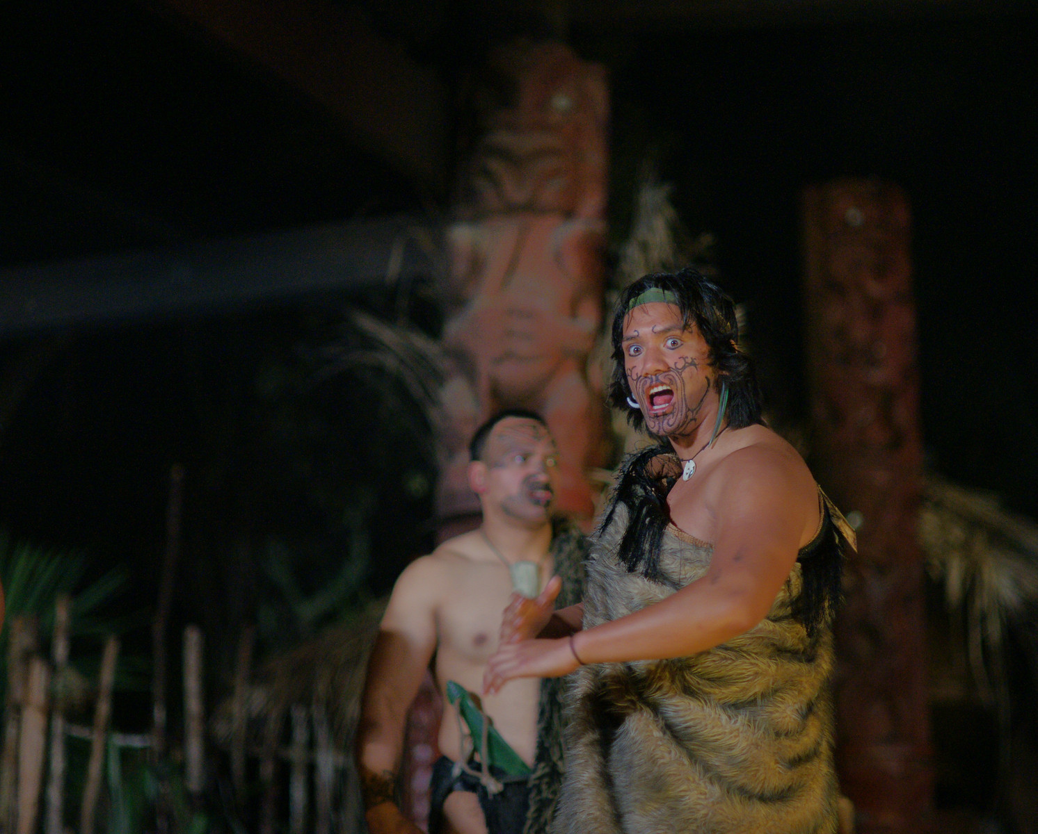 Maori performance at Mitai Village (Rotorua, New Zealand)