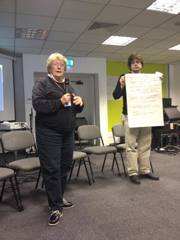  Carol Munt who led the 'Open Space' session on Inclusive Membership 