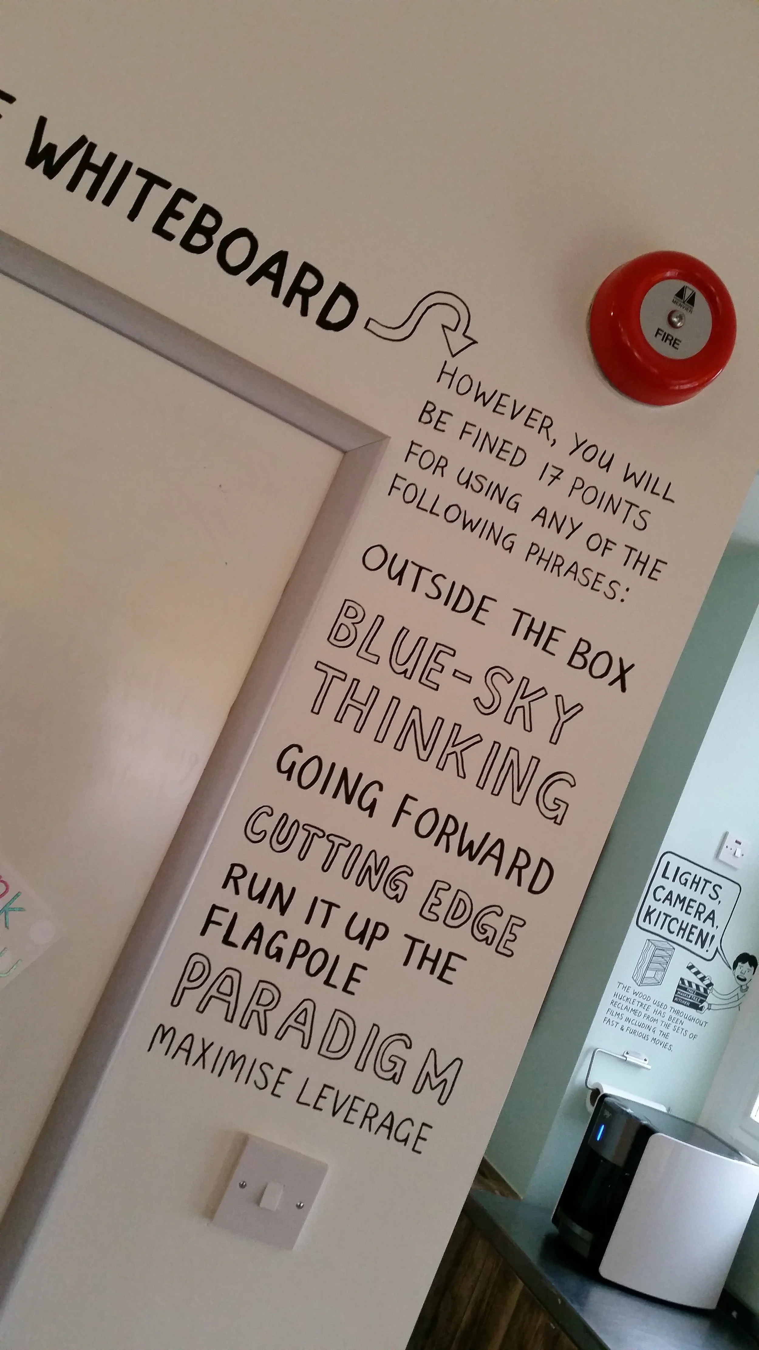 The sensor of humour adds to the vibe!