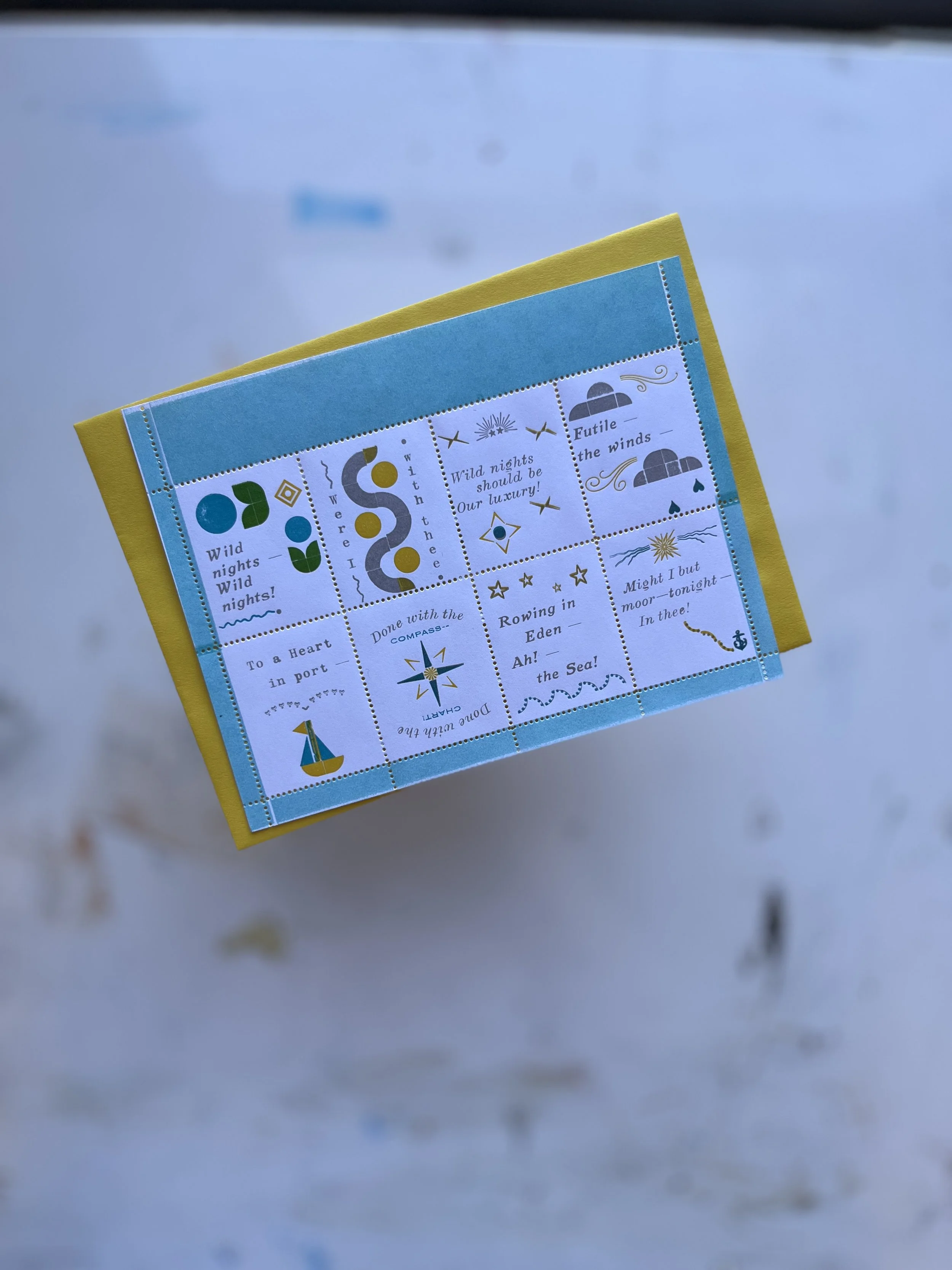 Emily Dickinson Broadside Artist Stamps