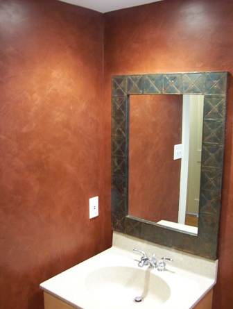 Venetian Plaster bathroom