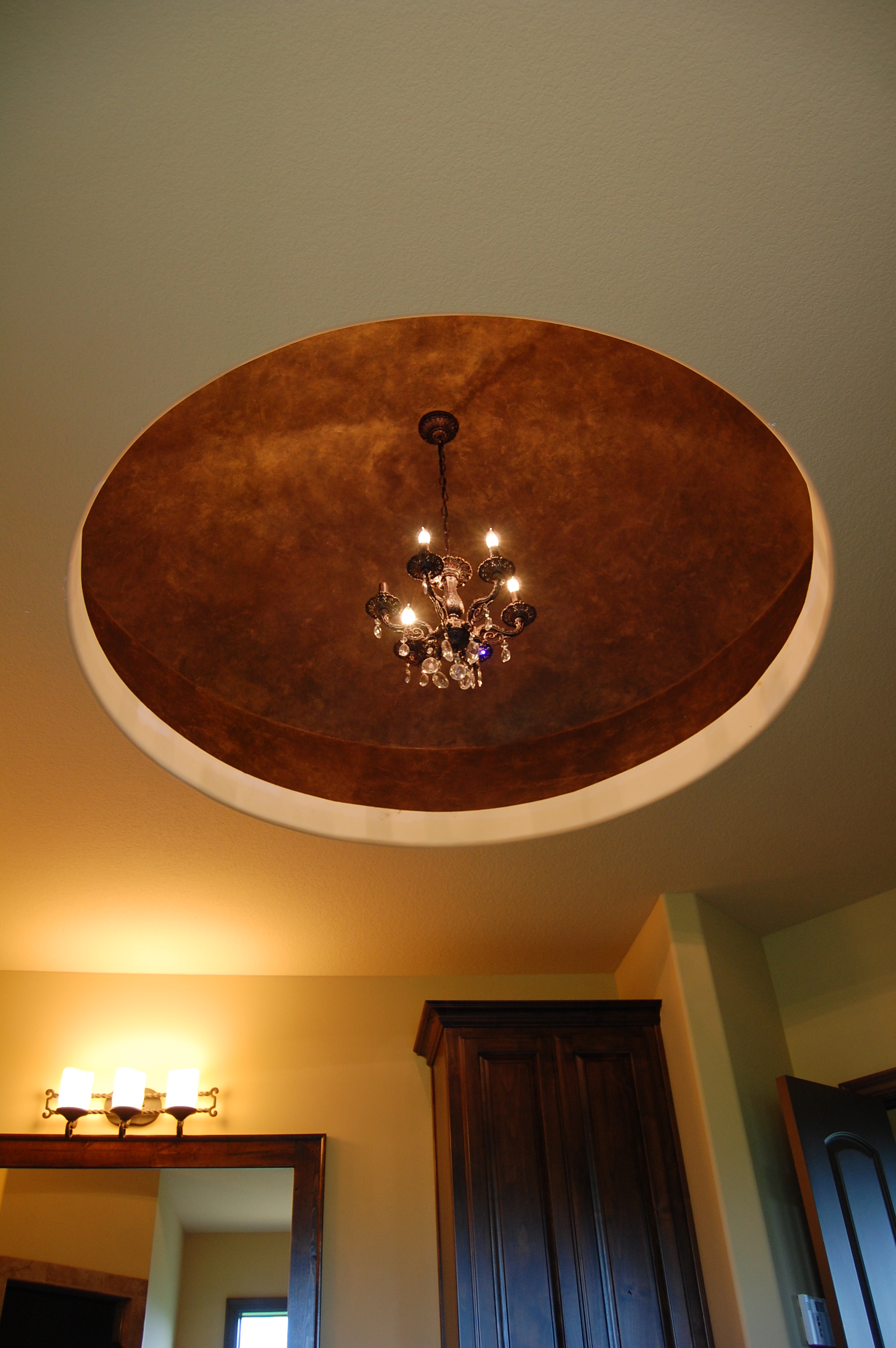 Metallic Dome faux finish