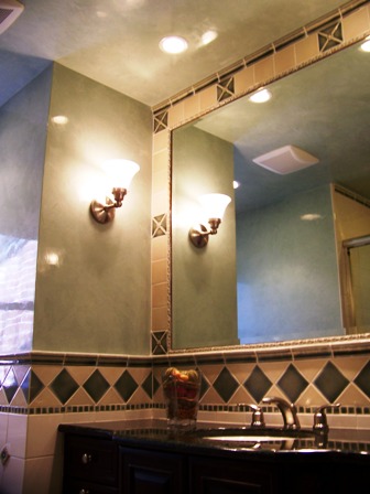 Veneziano Bathroom walls and ceiling