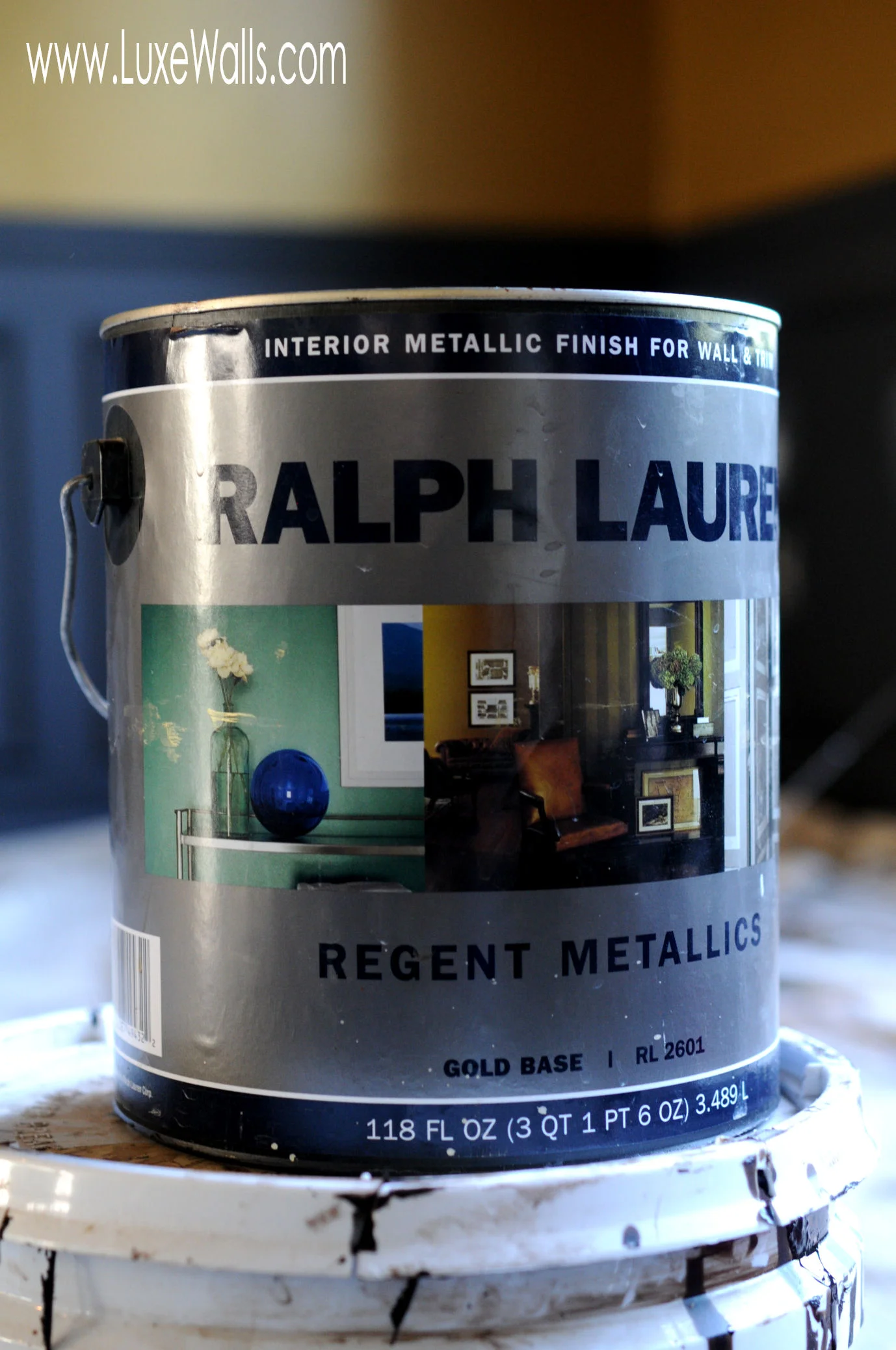 Ralph Lauren Regent Metallics, just one of several products used to complete this transformation