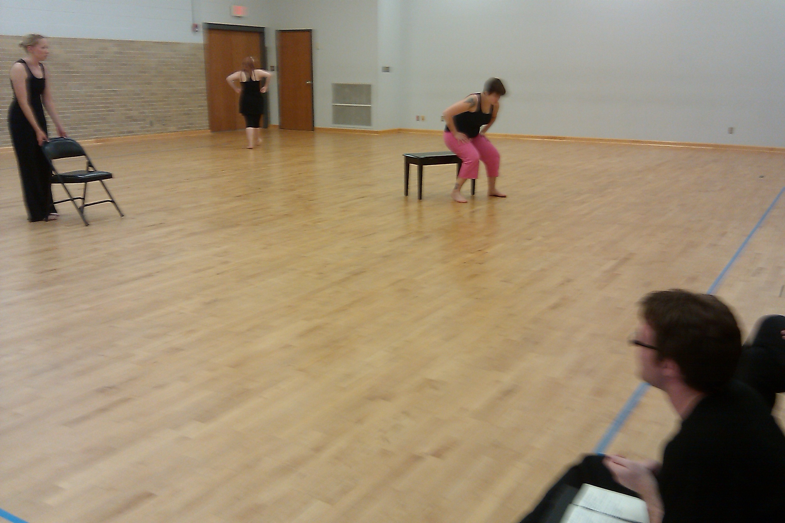 Images from "(il)logical: a play on love" rehearsal.