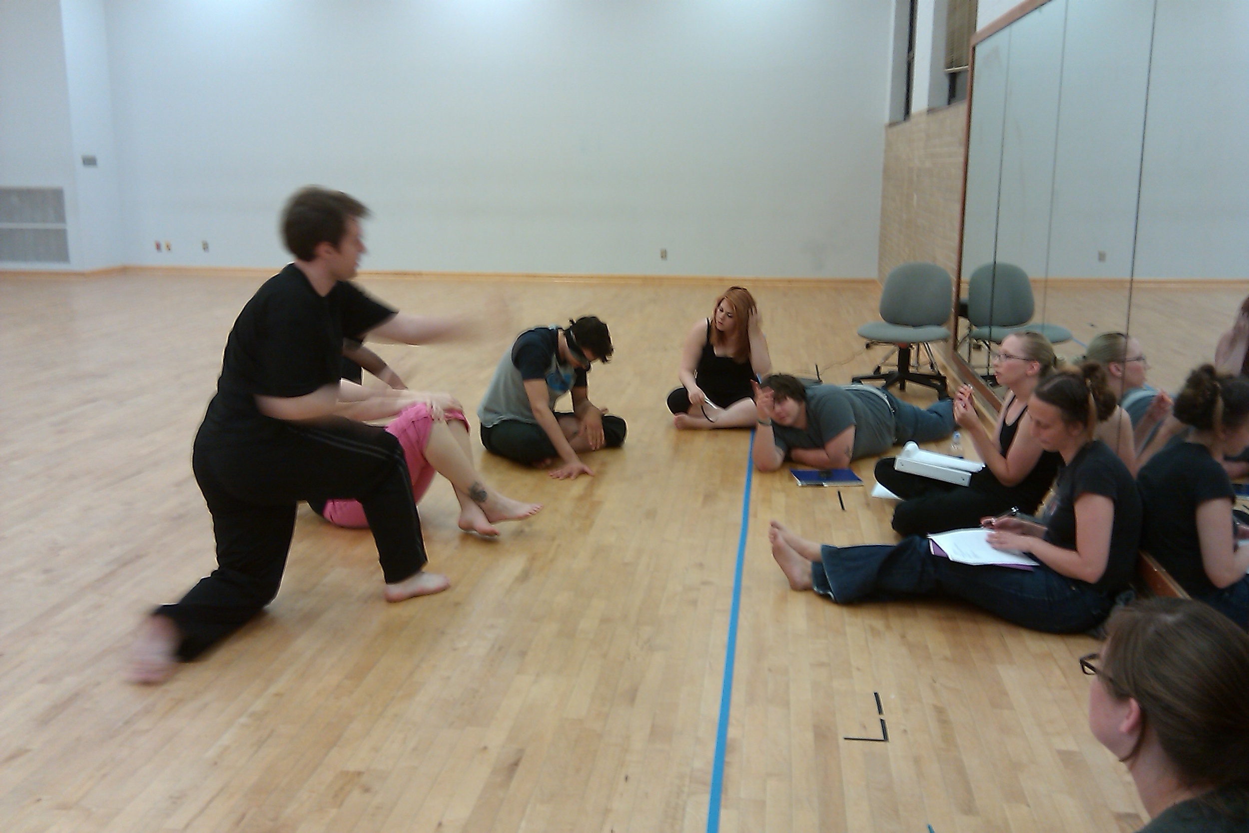 Images from "(il)logical: a play on love" rehearsal.
