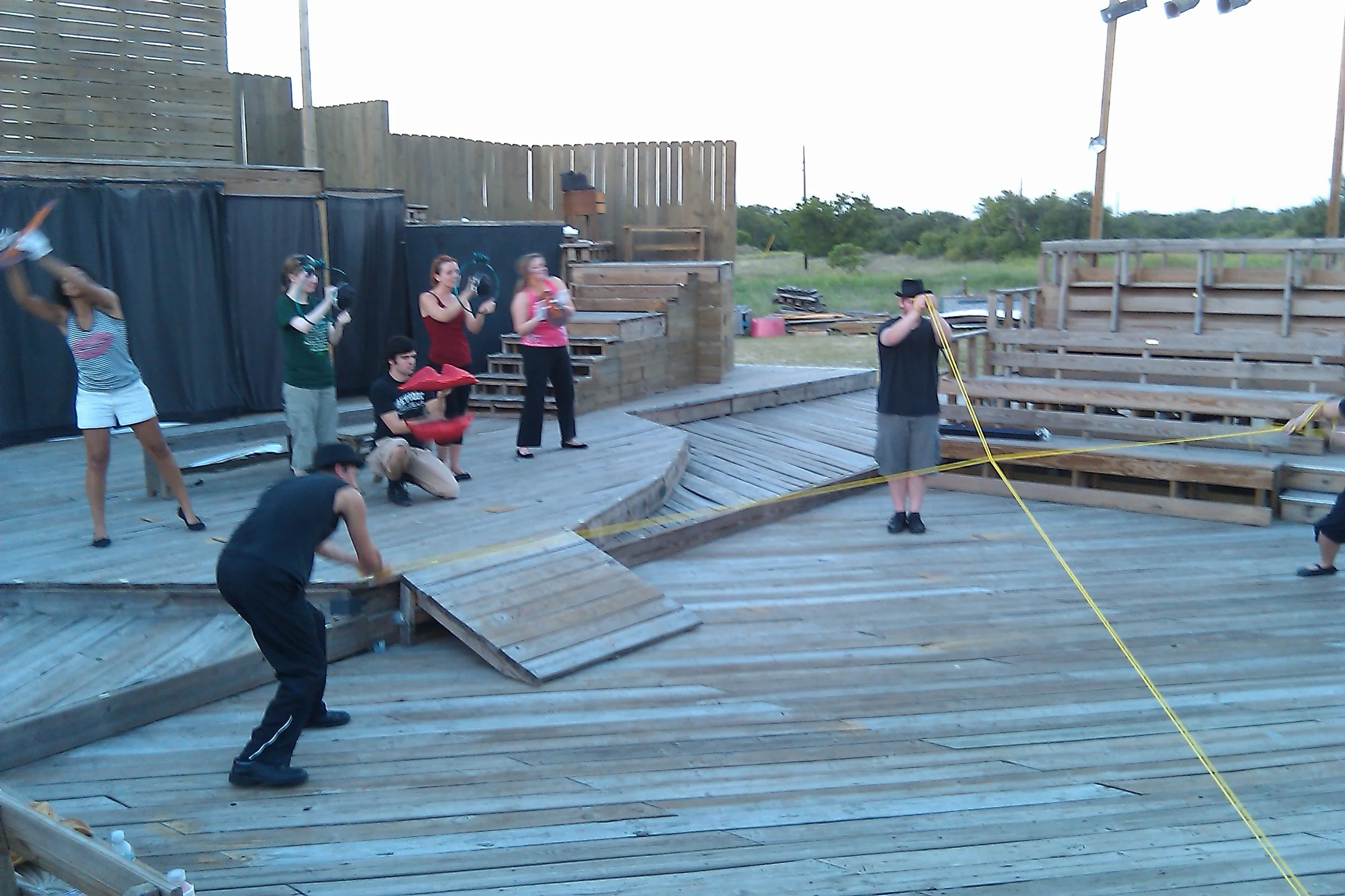 Images from "Lowdown Wax" Rehearsal