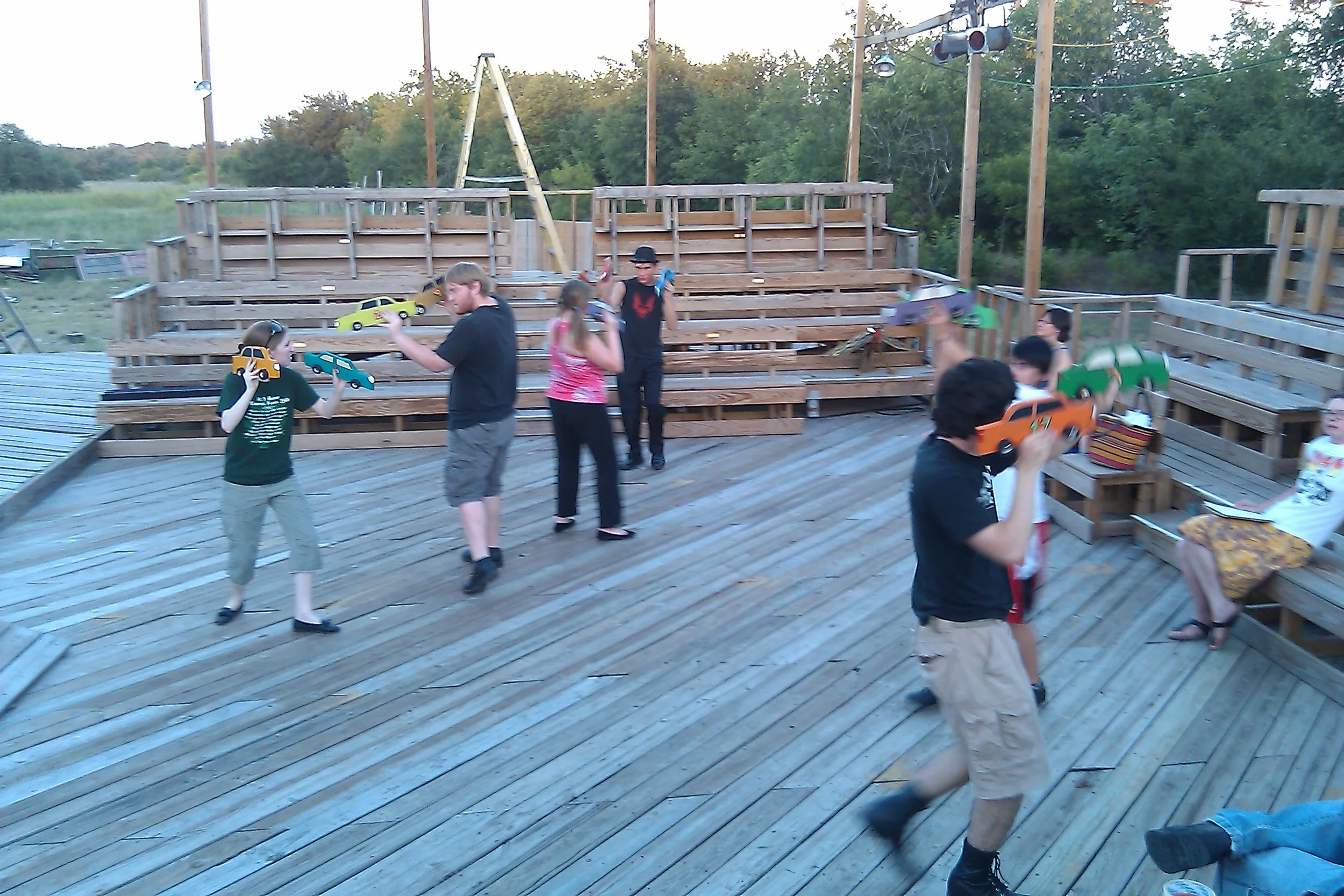 Images from "Lowdown Wax" Rehearsal