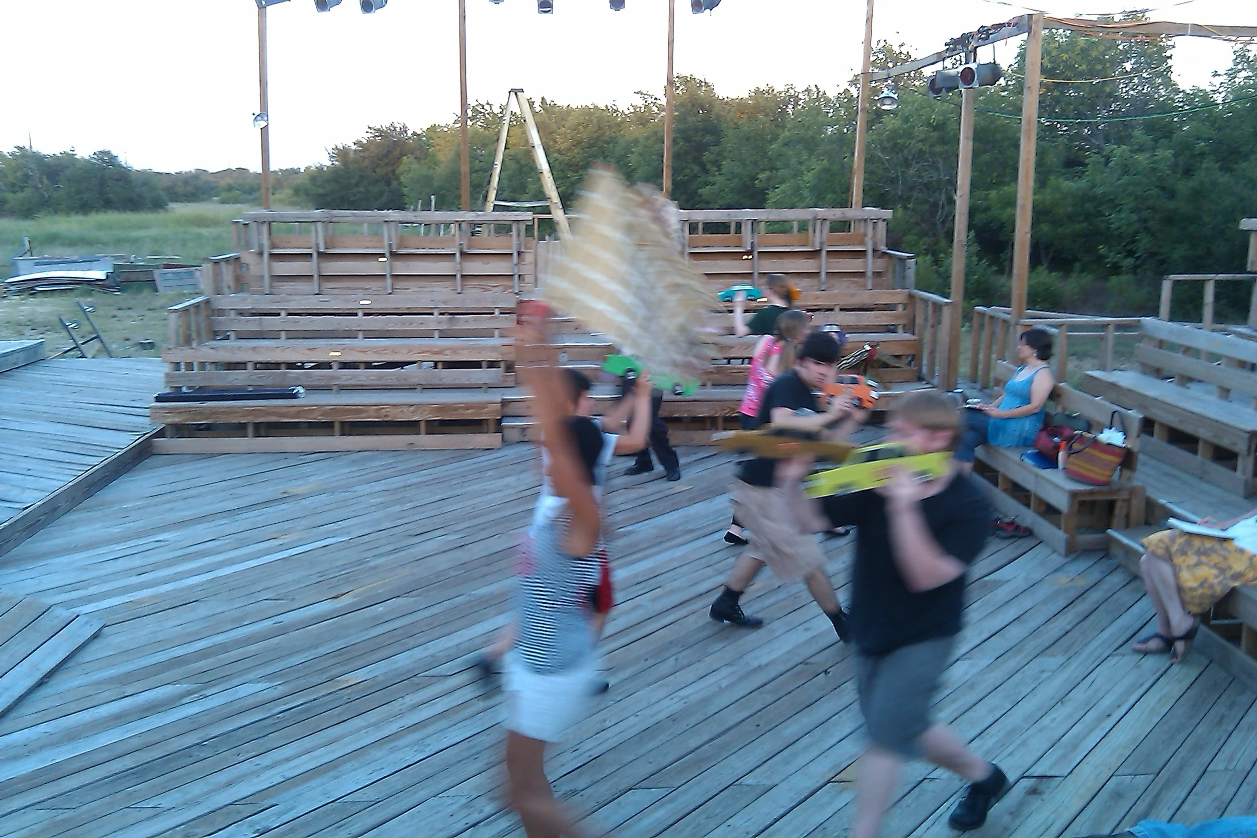 Images from "Lowdown Wax" Rehearsal