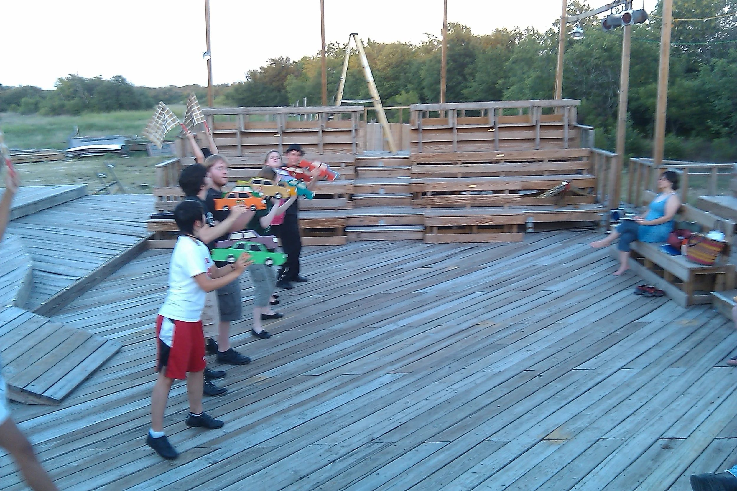 Images from "Lowdown Wax" Rehearsal