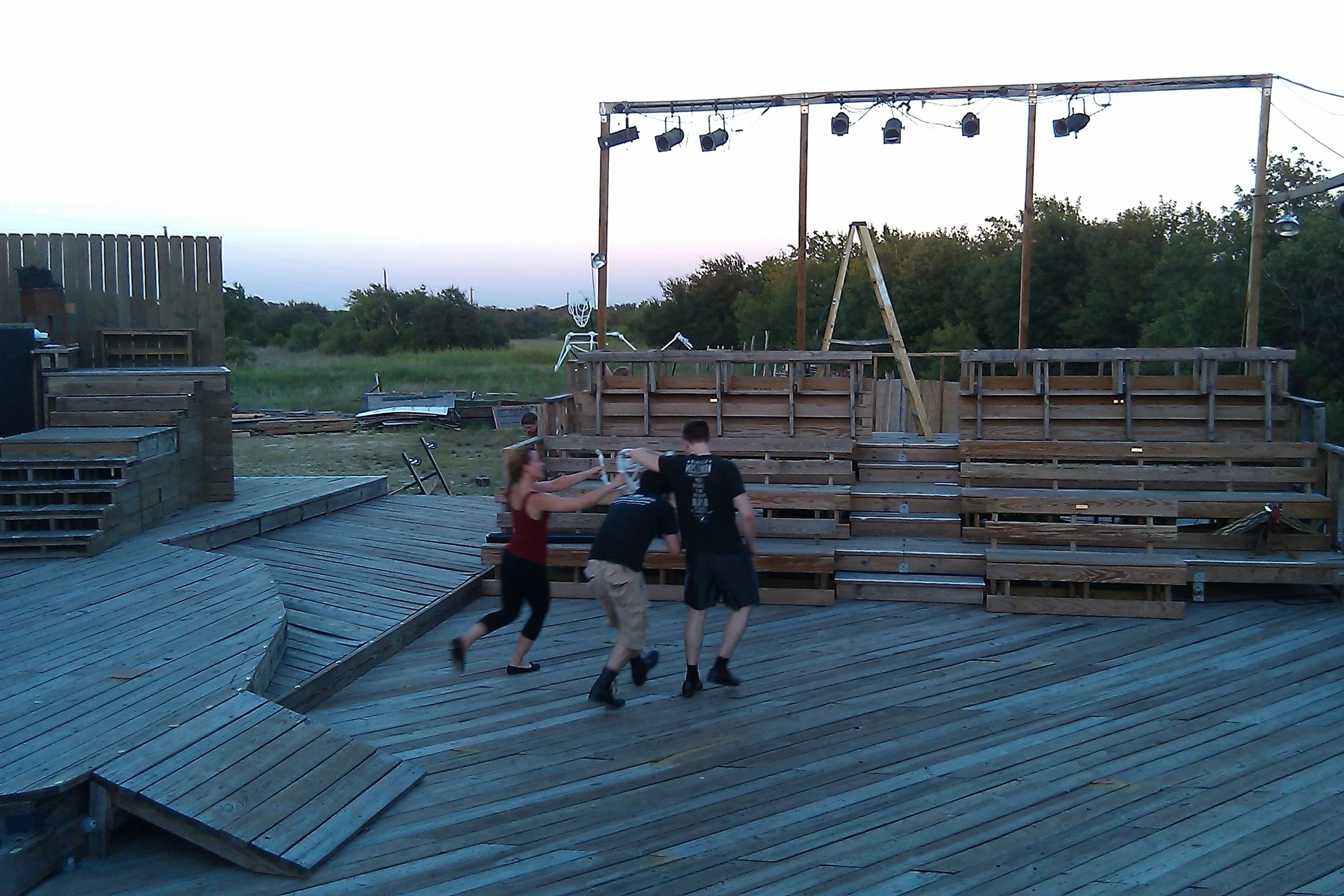 Images from "Lowdown Wax" Rehearsal