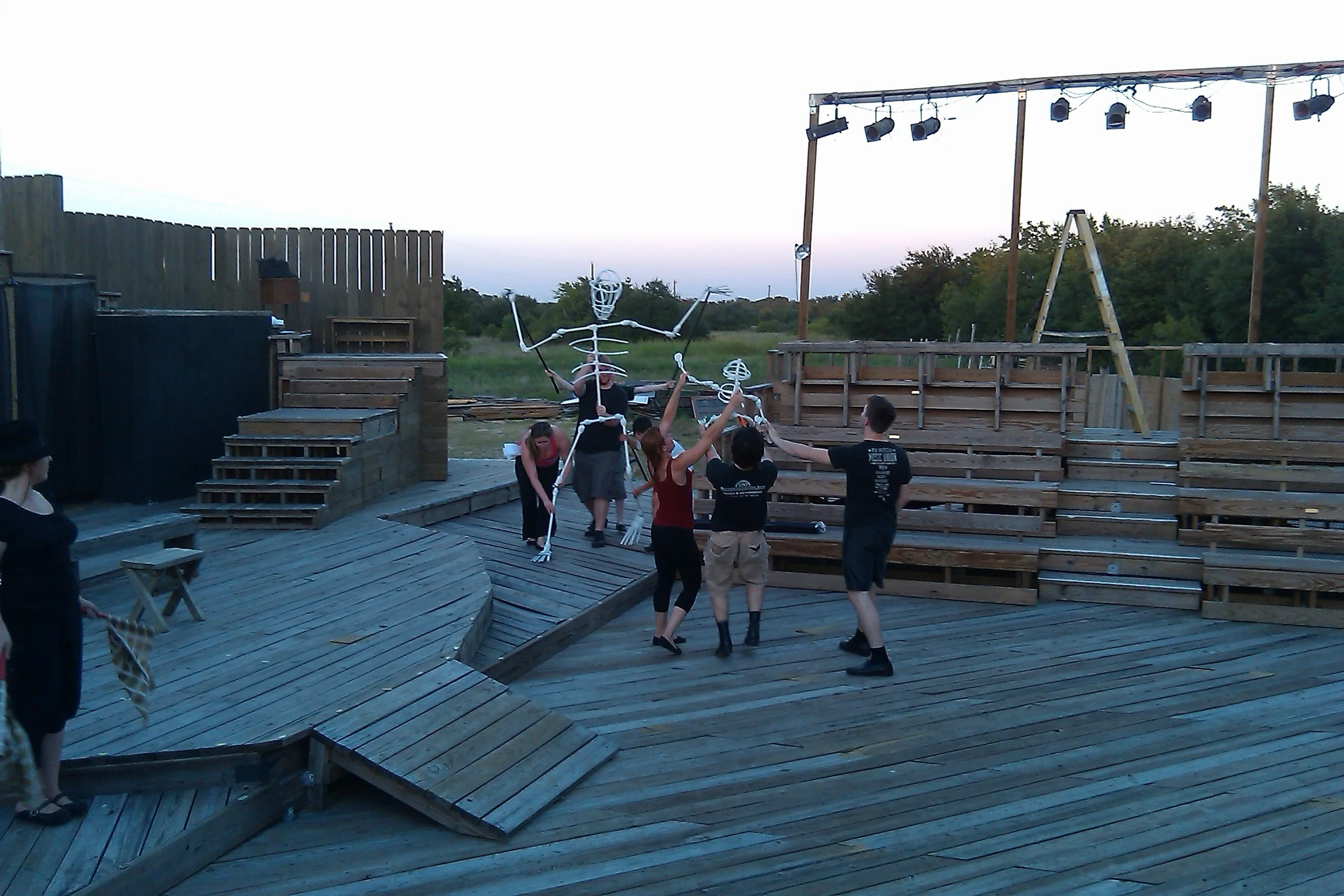 Images from "Lowdown Wax" Rehearsal