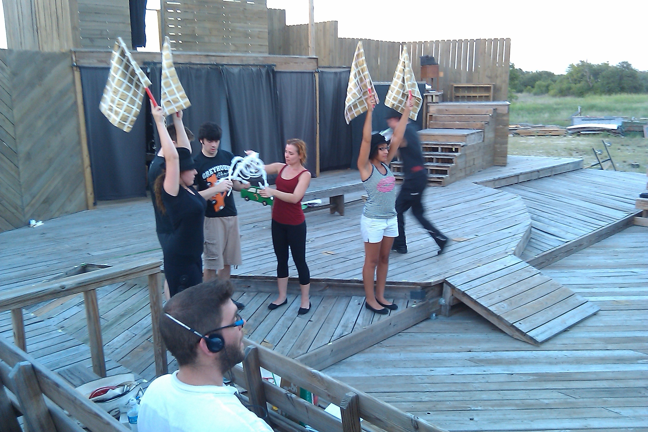 Images from "Lowdown Wax" Rehearsal