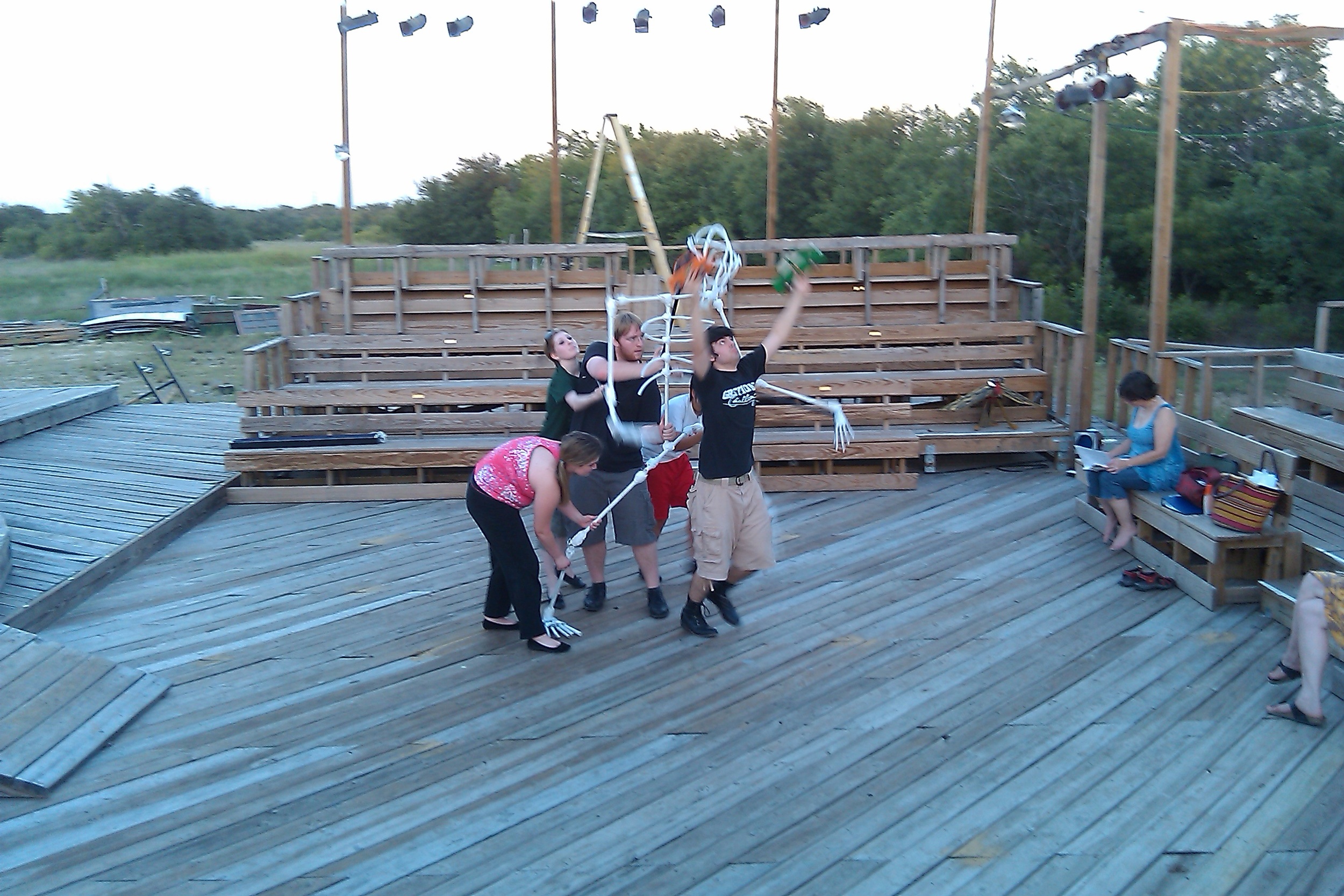 Images from "Lowdown Wax" Rehearsal