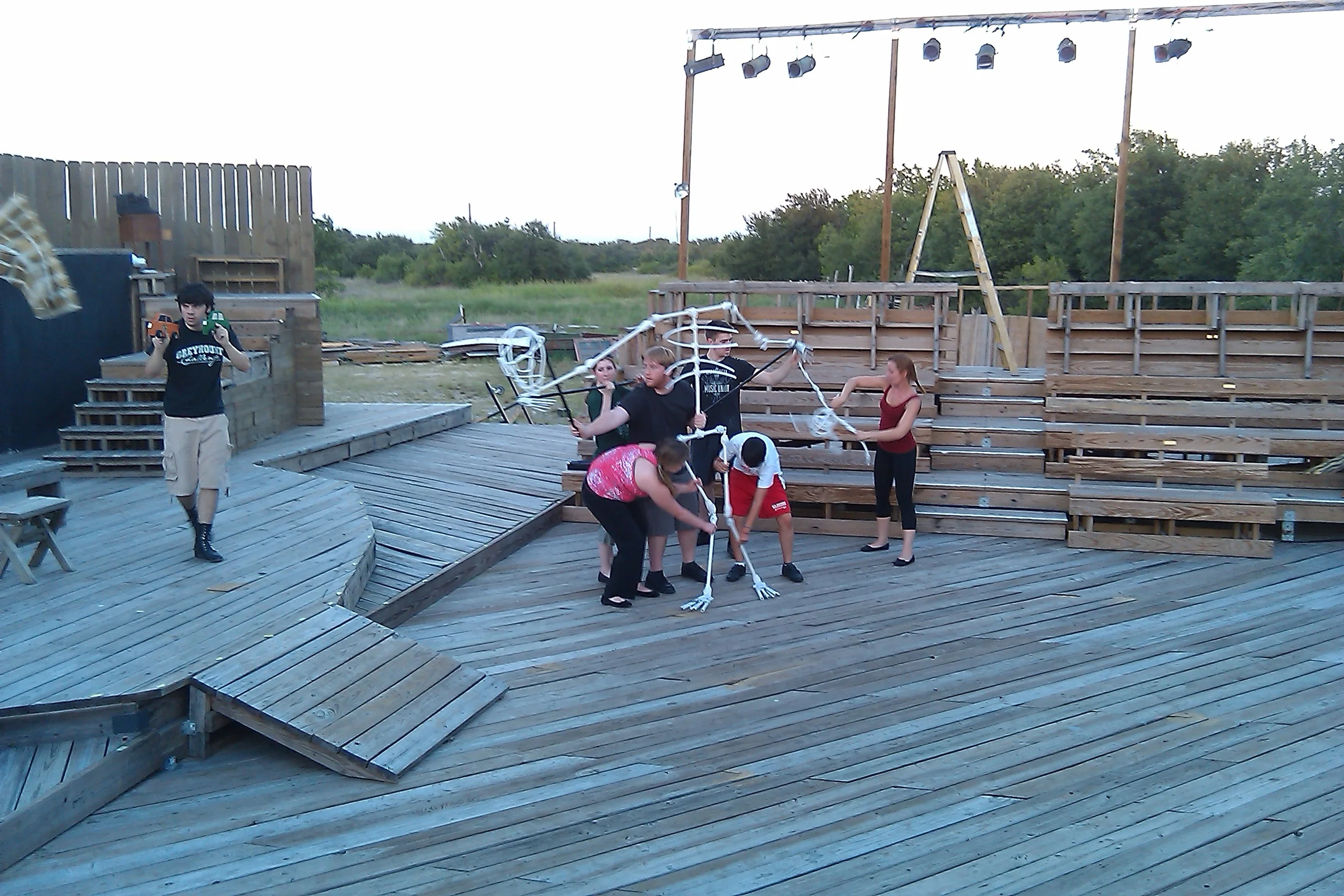 Images from "Lowdown Wax" Rehearsal