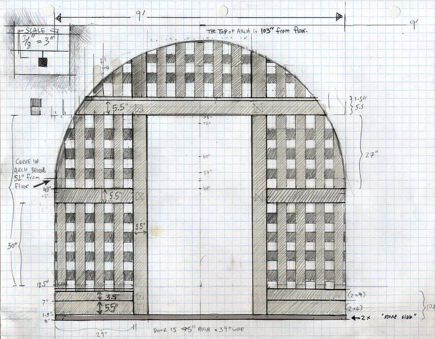 The Holding Cell Gate - plans