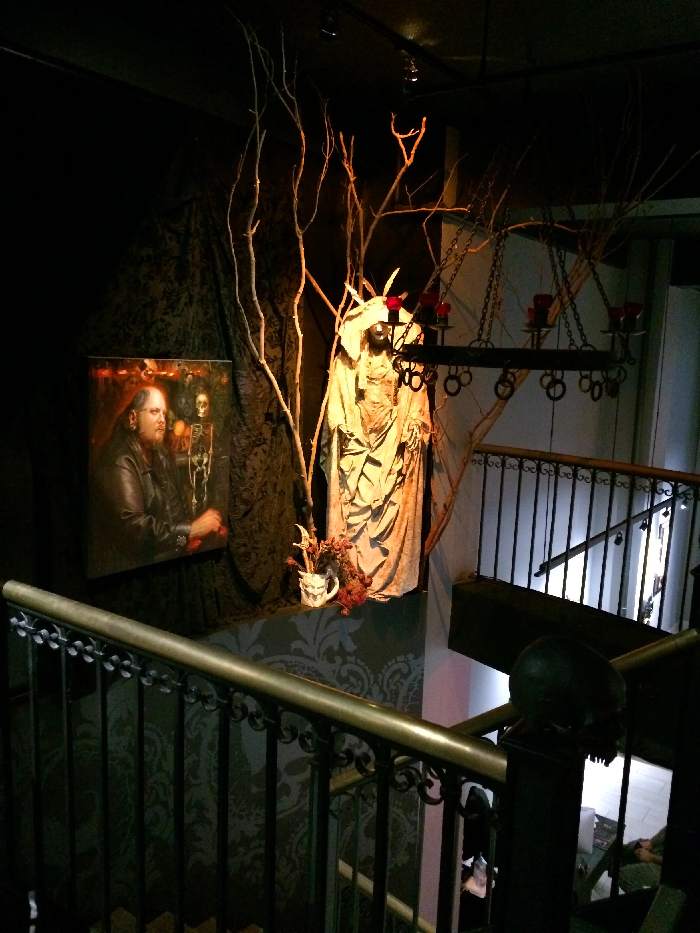 I was so excited that my visit happened to coincide with the 13th Hour Exhibition at Last Rites Gallery!