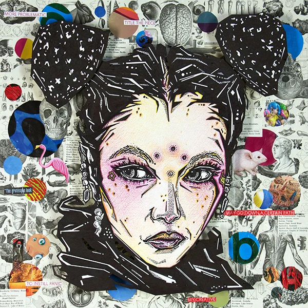 Erin Curry illustration + assemblage art