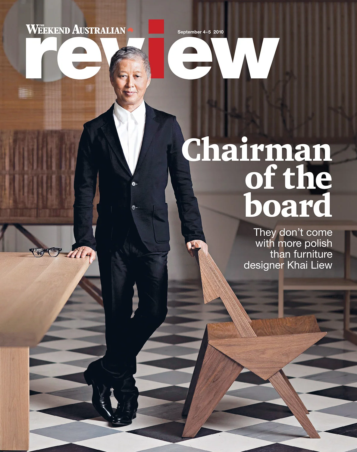 Khai Liew, artisan, for 2010 SALA Monograph as published in the Weekend Australian Review