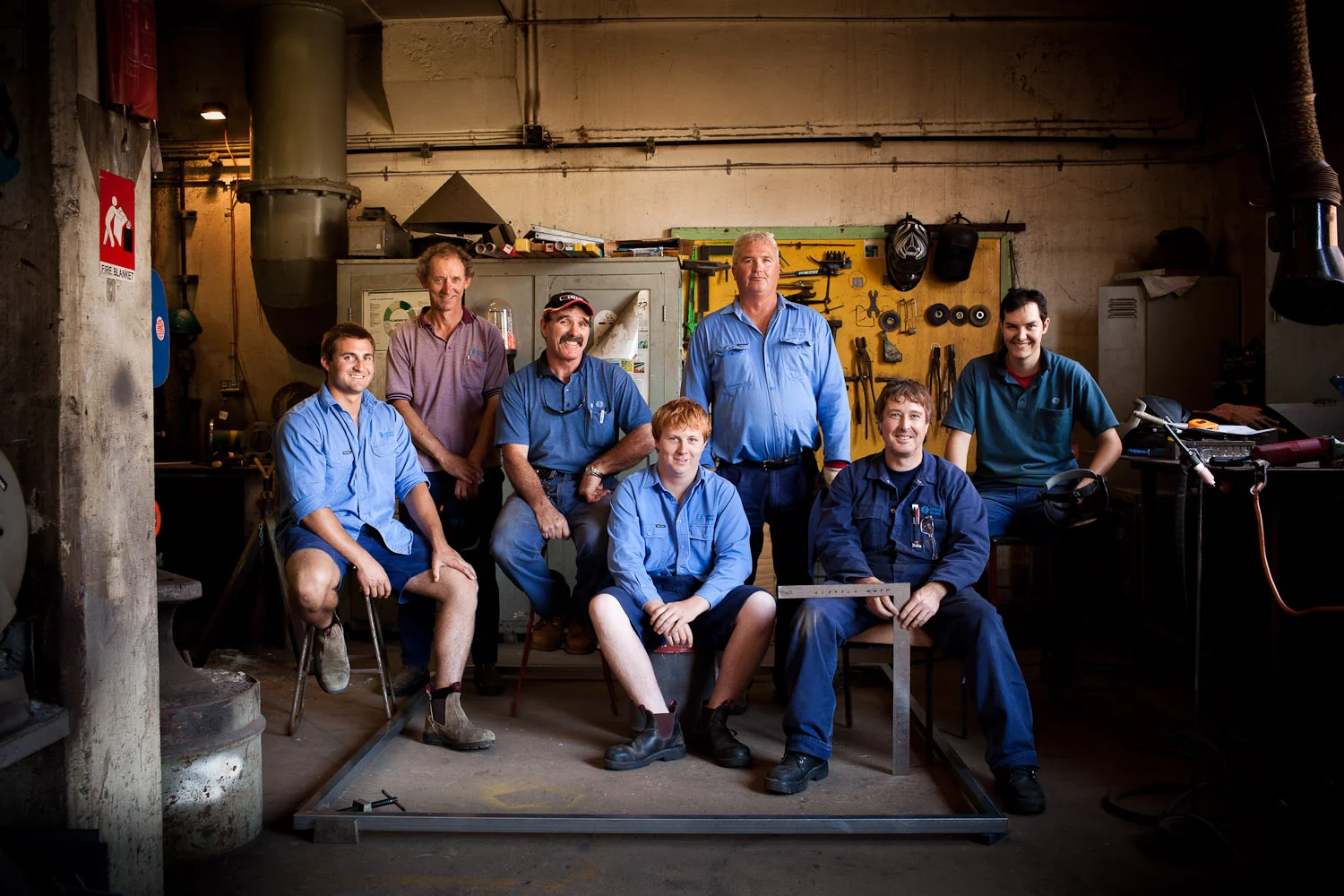 United Water staff at the Glenelg Depot, for United Water