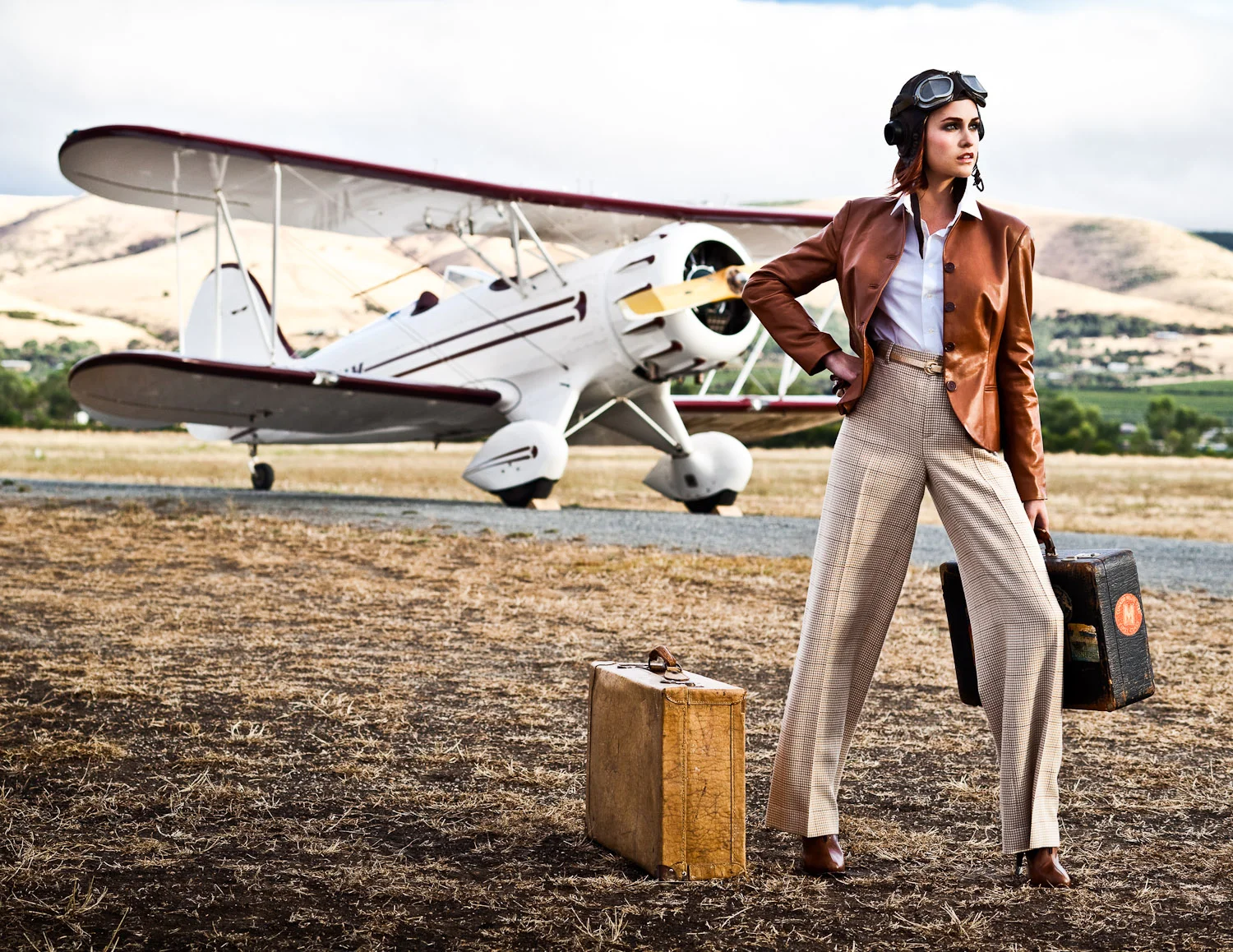 Travel fashion with Kirsty, styling by Denise Jones, H&M by Dale Dorning Model, for Adelaide* Magazine