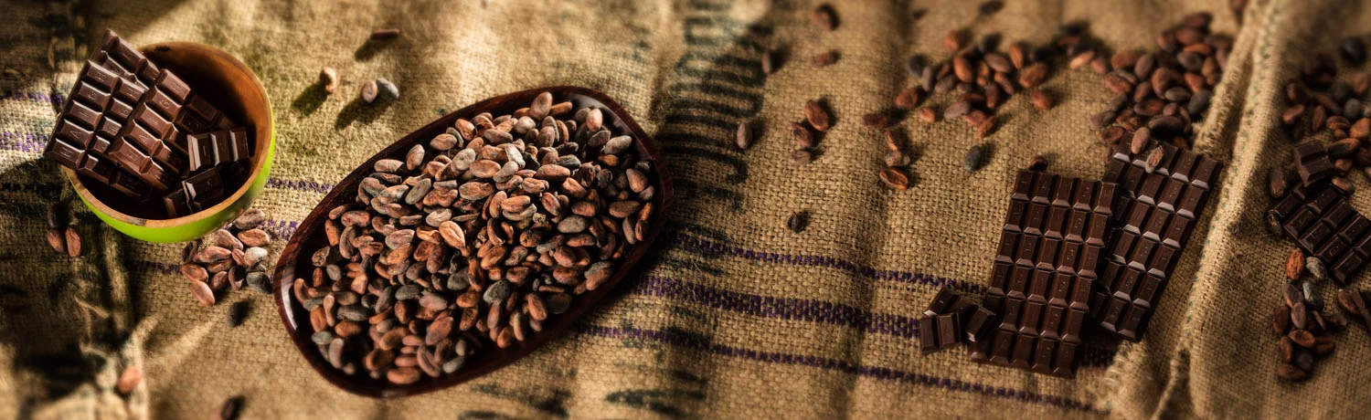 Web banner for UTZ certified cocoa beans