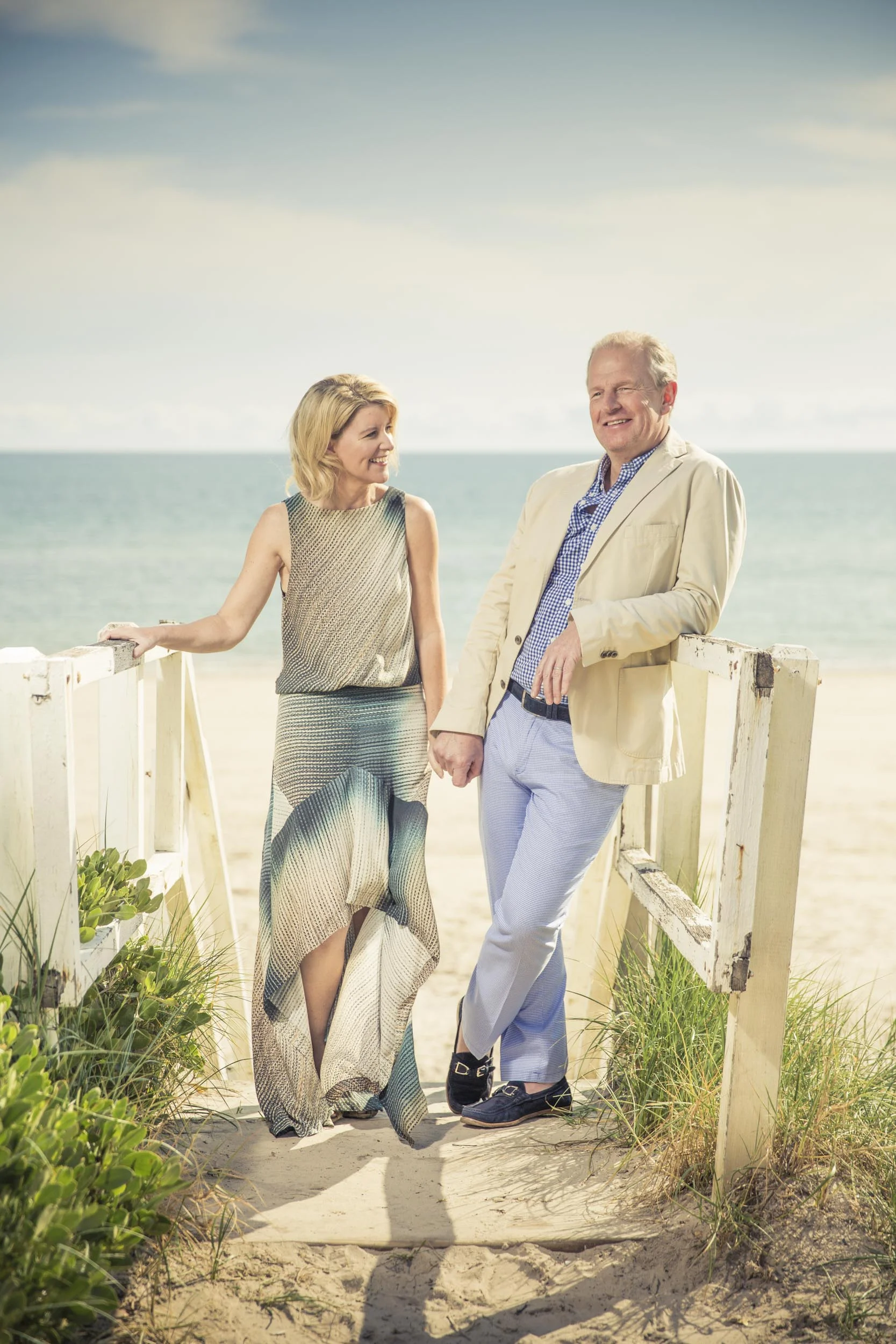 Natasha Stott Despoja and Ian Smith, for The Australian Women's Weekly