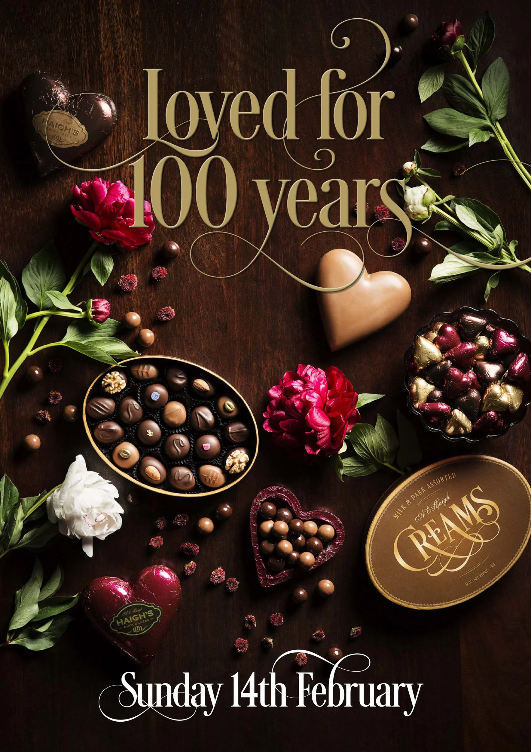 Valentines Day 2016 for Haigh's Chocolates