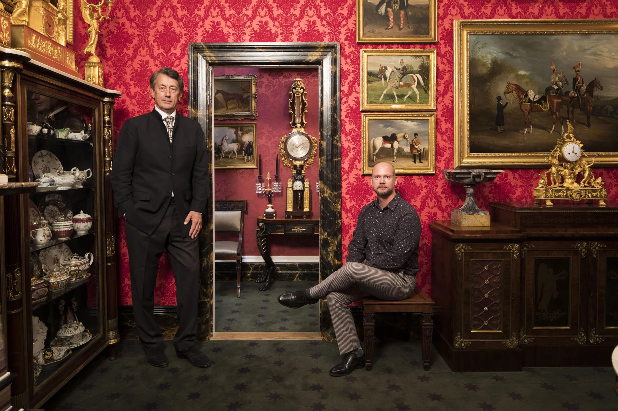 Martyn Cook, Director, and Robert Reason, Senior Curator, of the David Roche Foundation House Museum / WISH Magazine