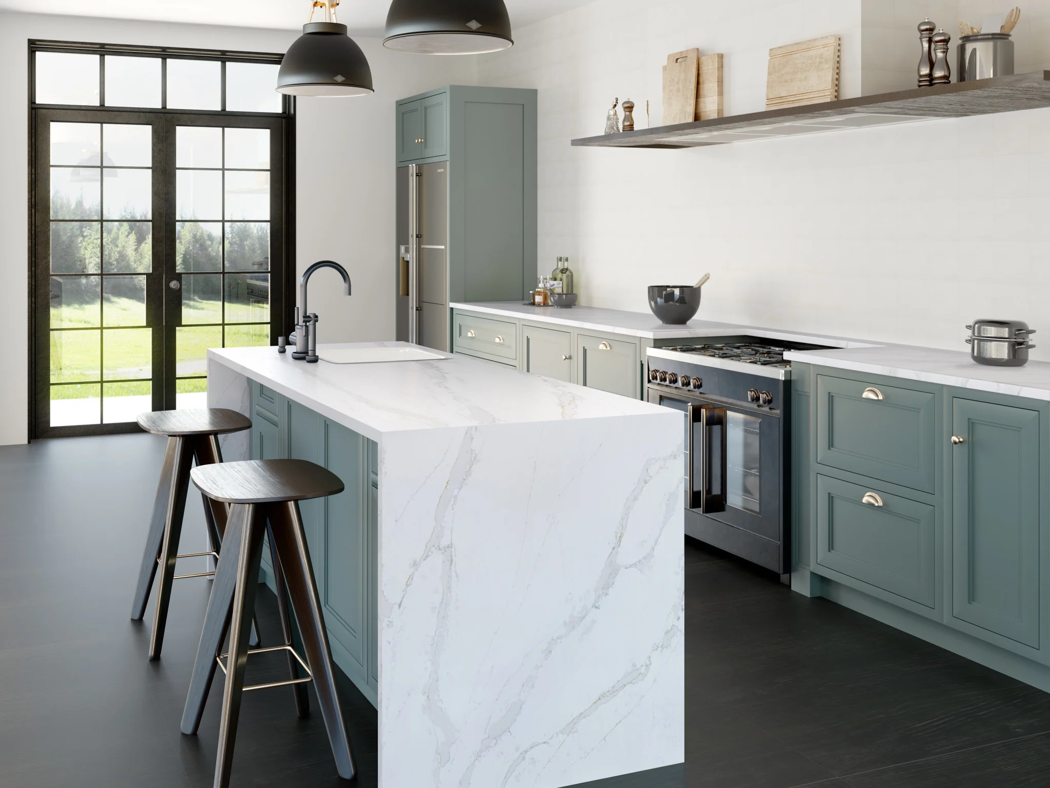 Comptoir de Quartz Silestone | Quartz pour la cuisine et salle de bain