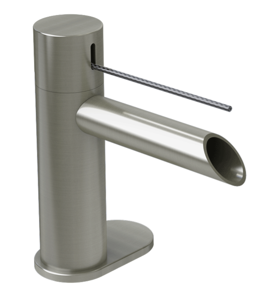 Robinet Mitigeur Monocommande Salle De Bains – Chrome, Design Moderne – Version Courte – Raccordement G3/8 – Facile à Installer