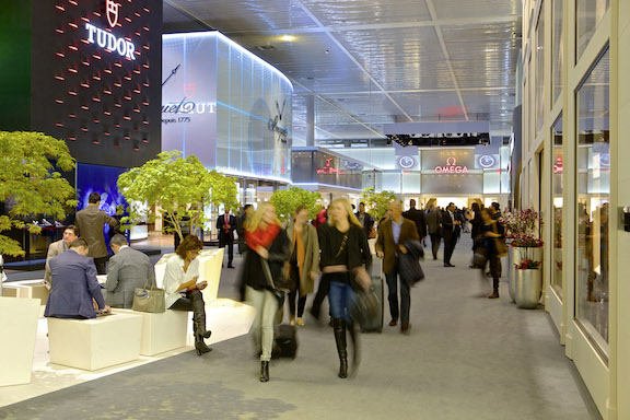 Watch buyers at Baselworld, the watch industry's largest tradeshow.