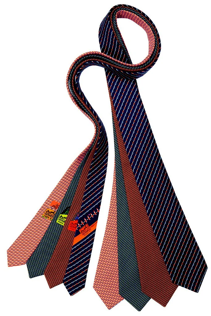 Hermes' flourishing tie business, built on a 12-18 month production cycle