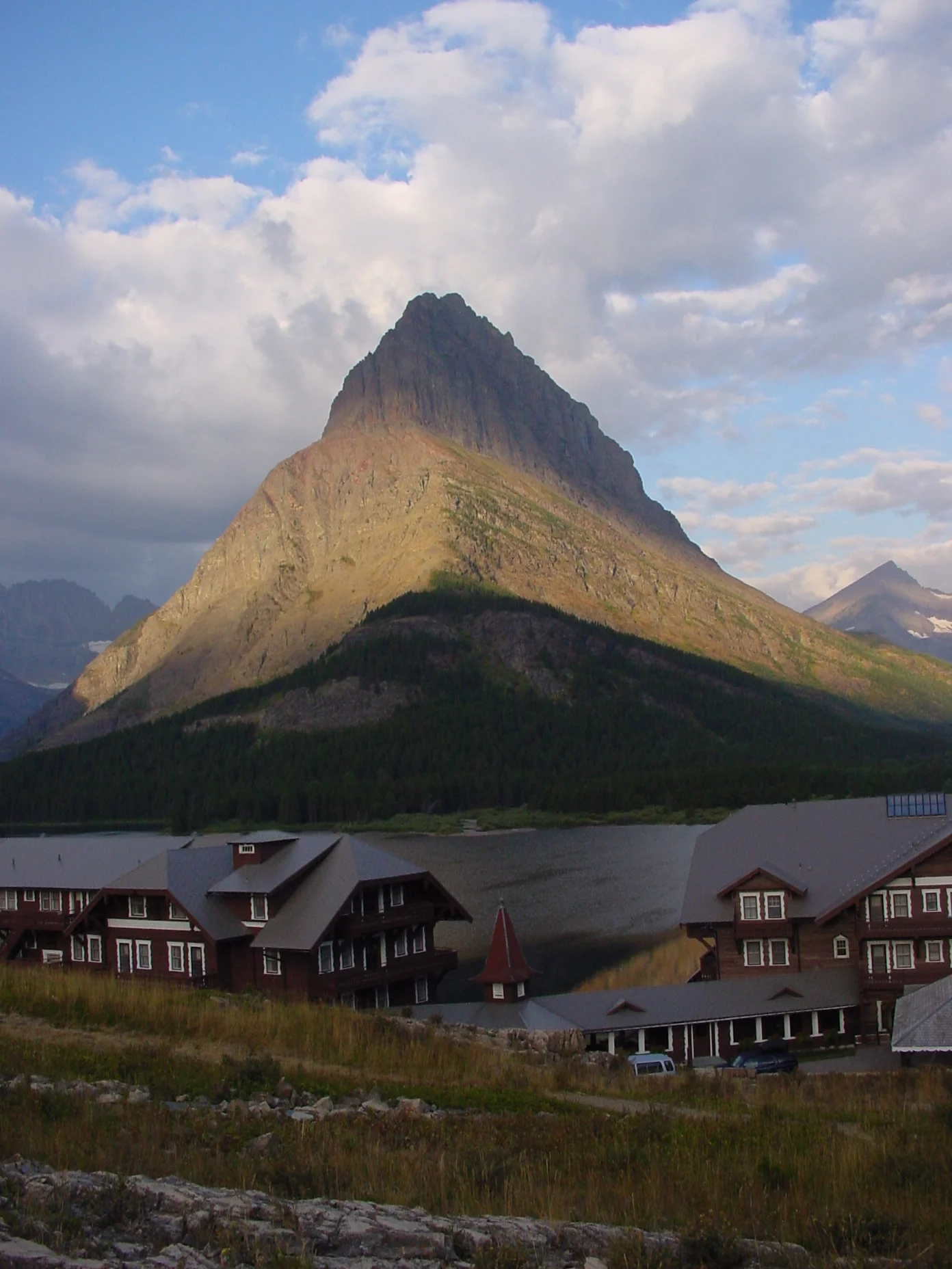 Swiftcurrent Mountain and Lake