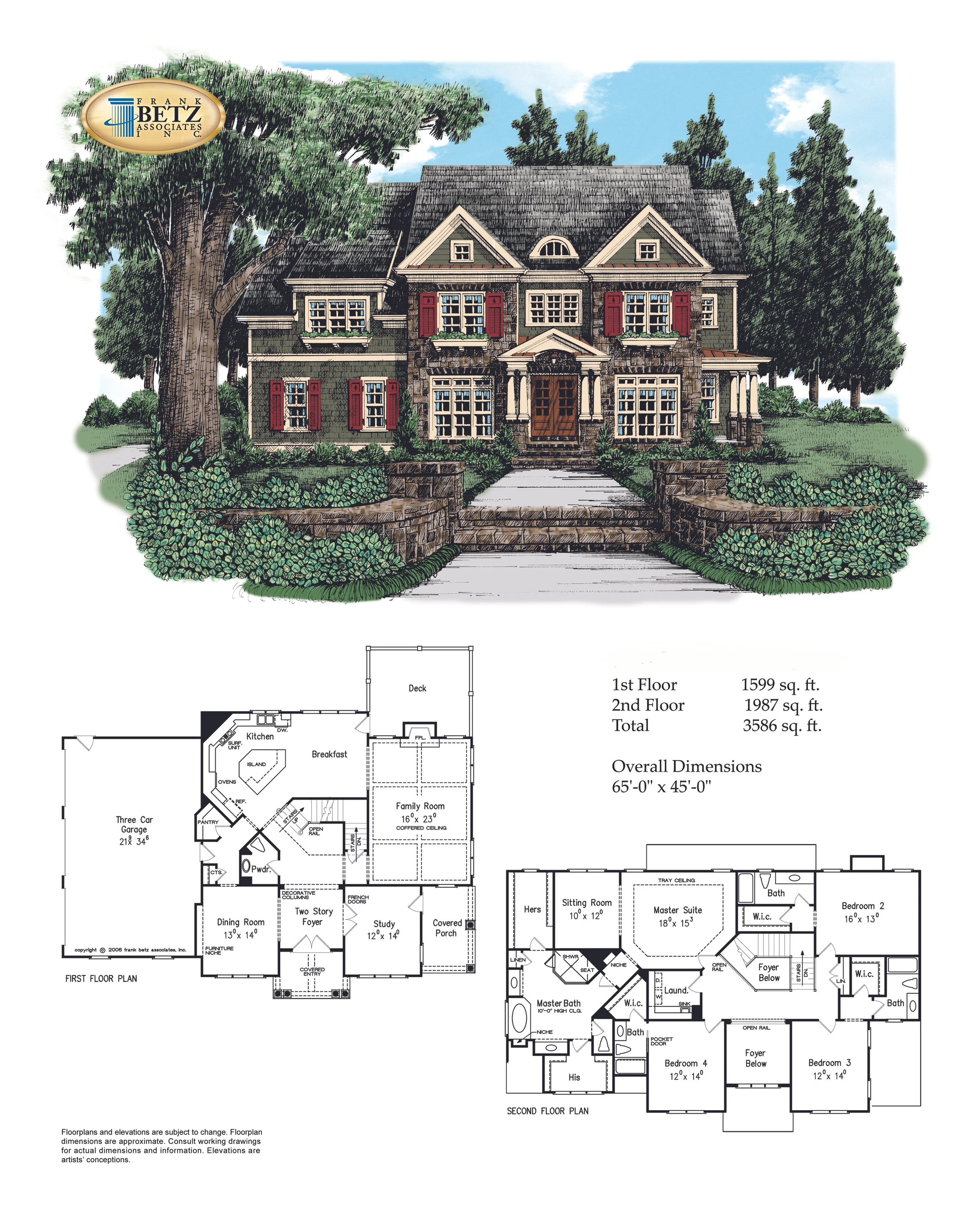 Architectural Design completed by Frank Betz Associates Inc.