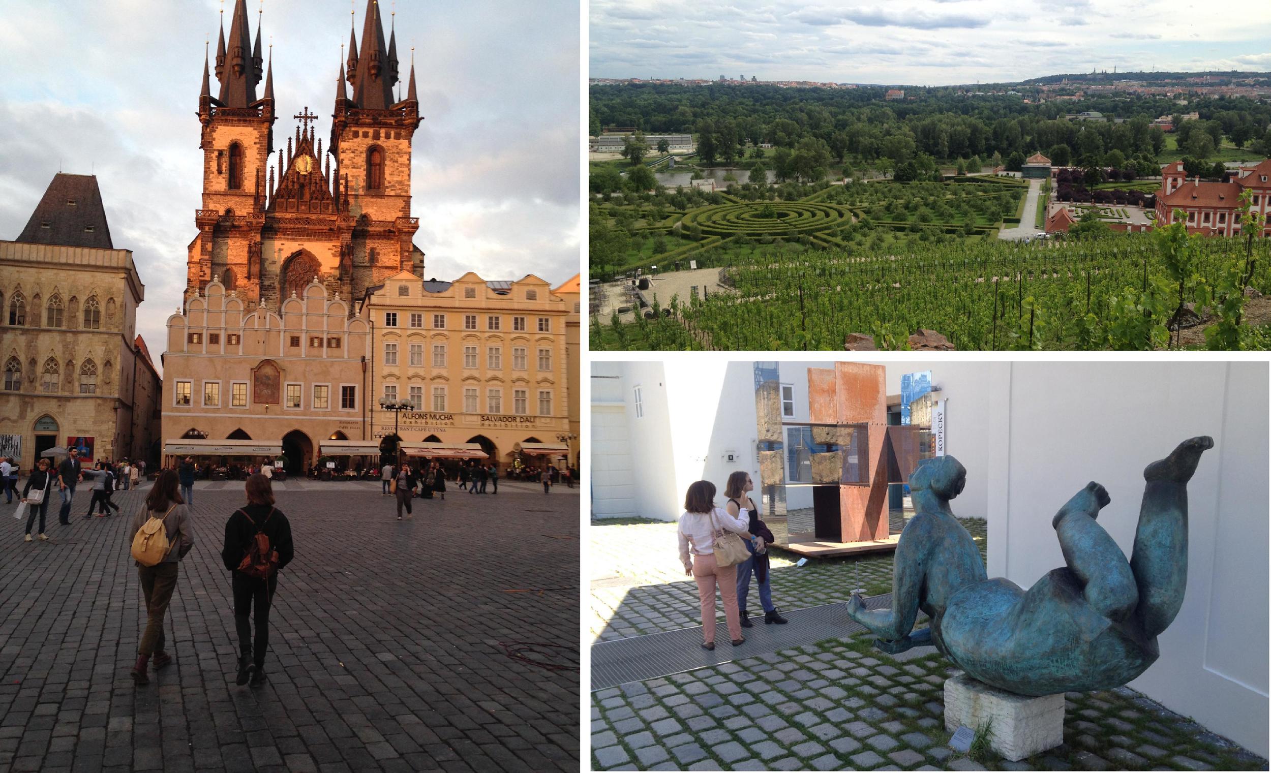 Prague's Old Square, Troja Chateau and Museum Kampa