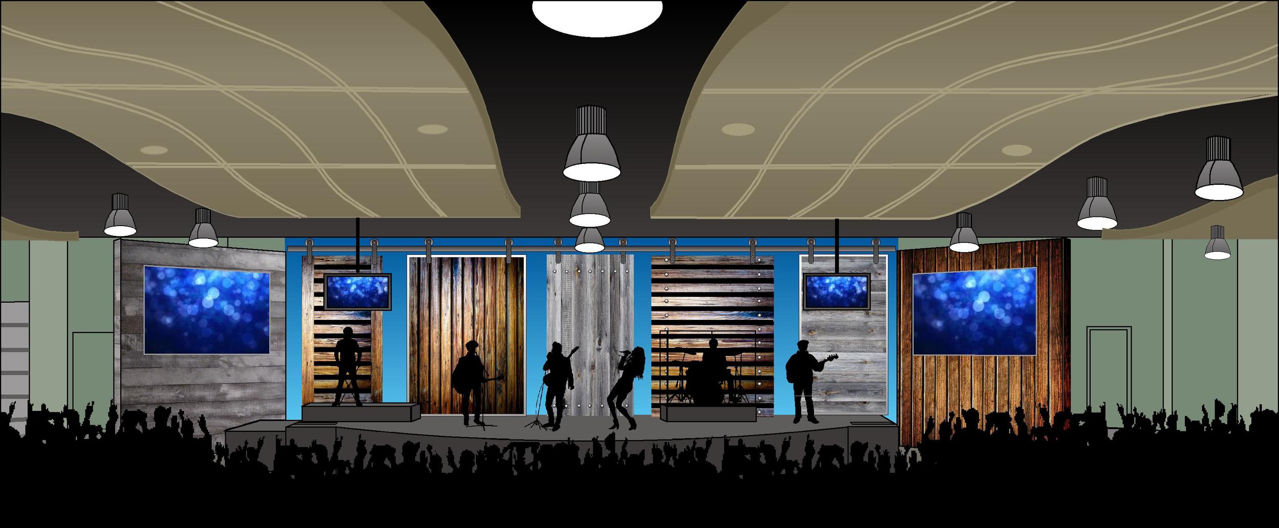 Influence Church Worship Center Design/Installation