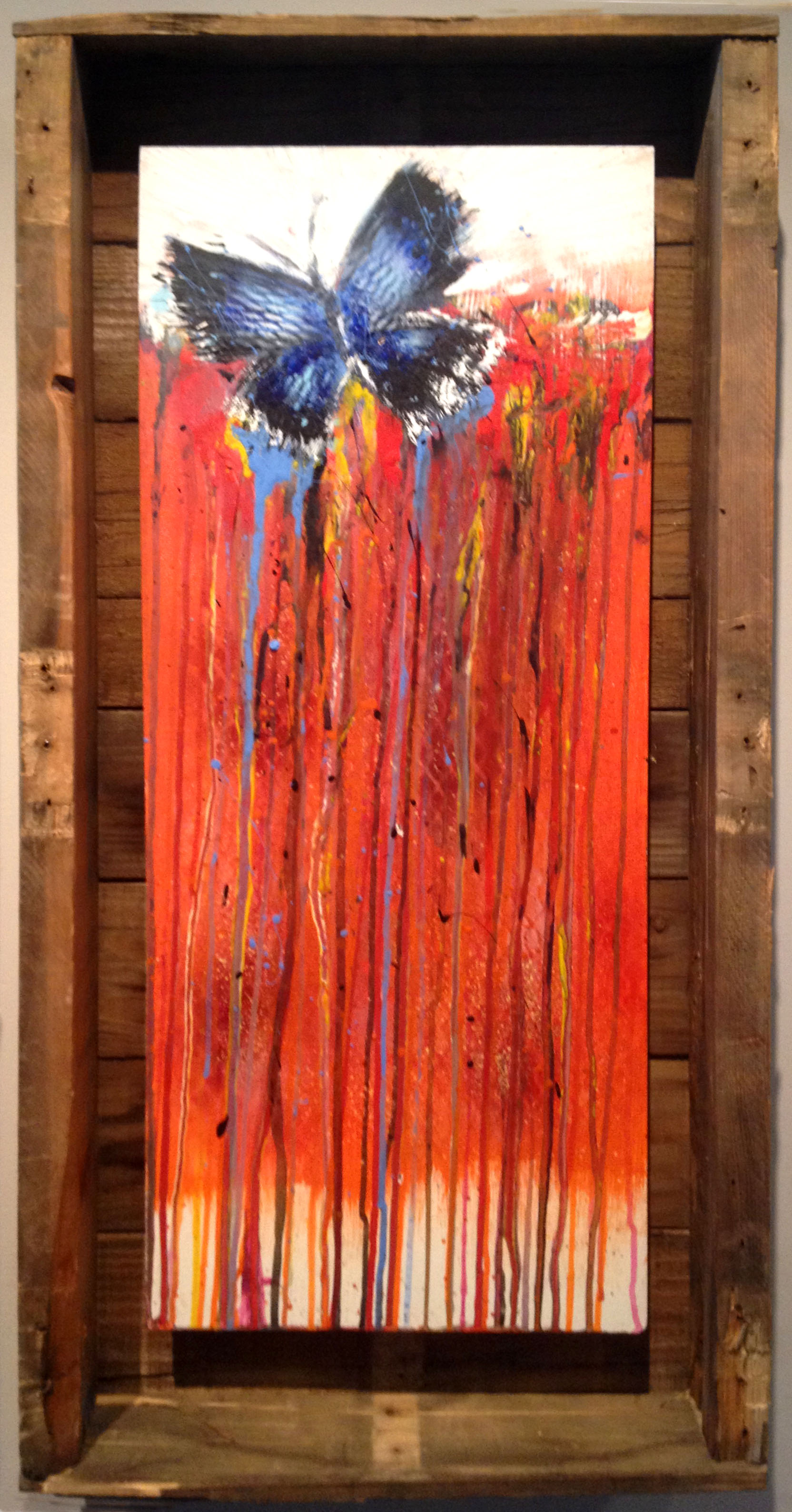 Pieces of Sky Series – #1 – Blue Butterfly