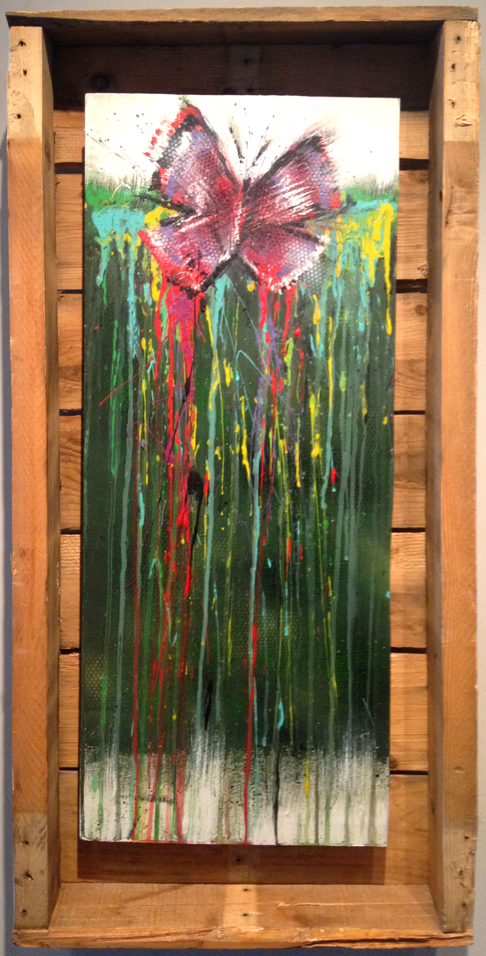 Pieces of Sky Series #3 – Red Butterfly
