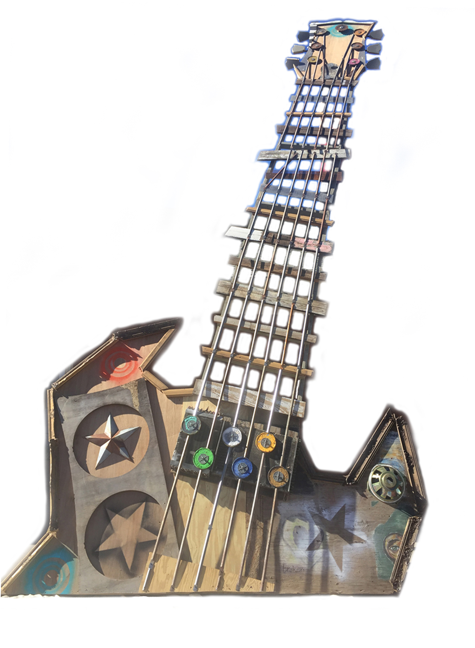 Cream Guitar Set Piece