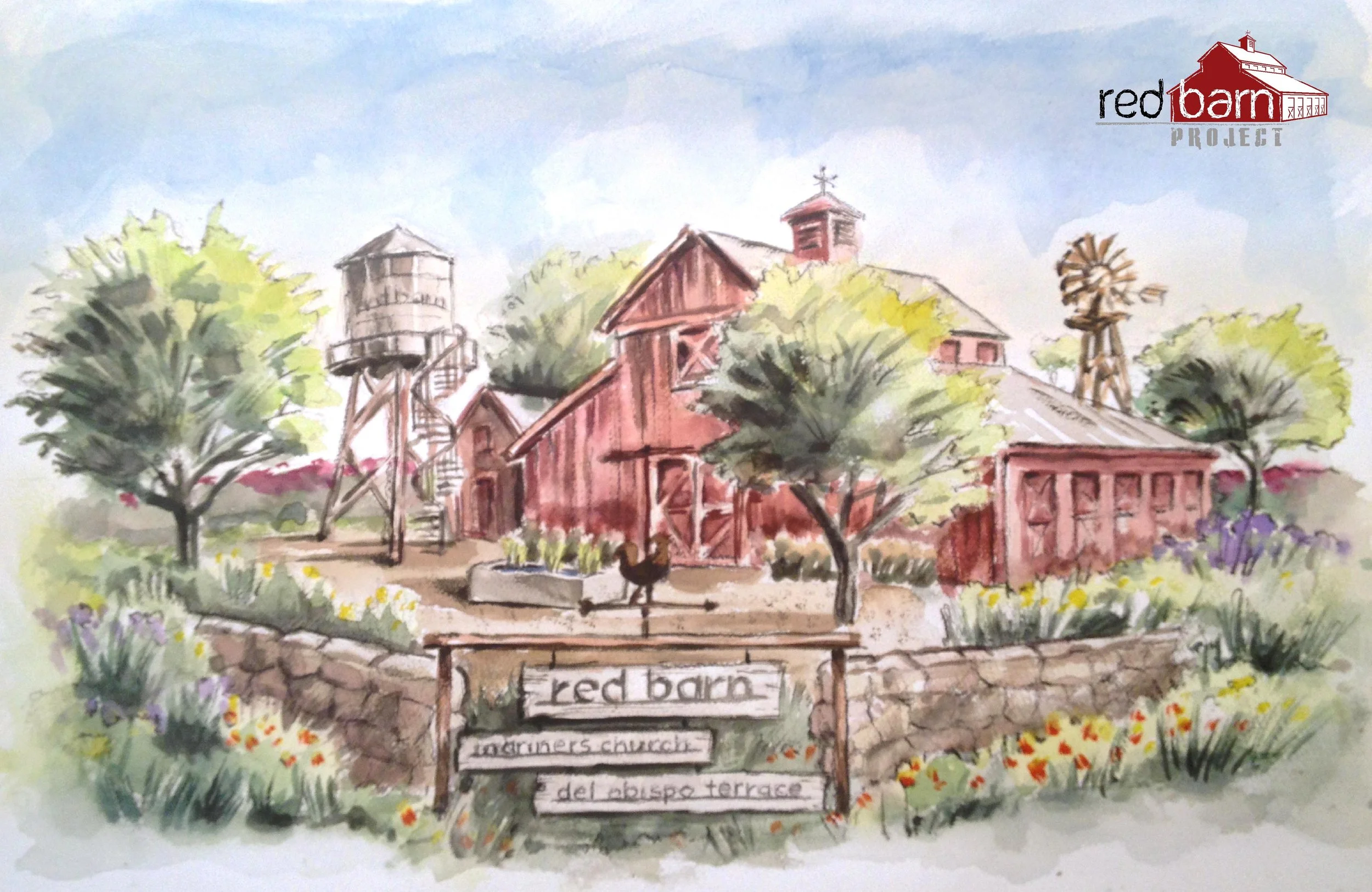 Red Barn Venue Design/Illustration and Identity Design