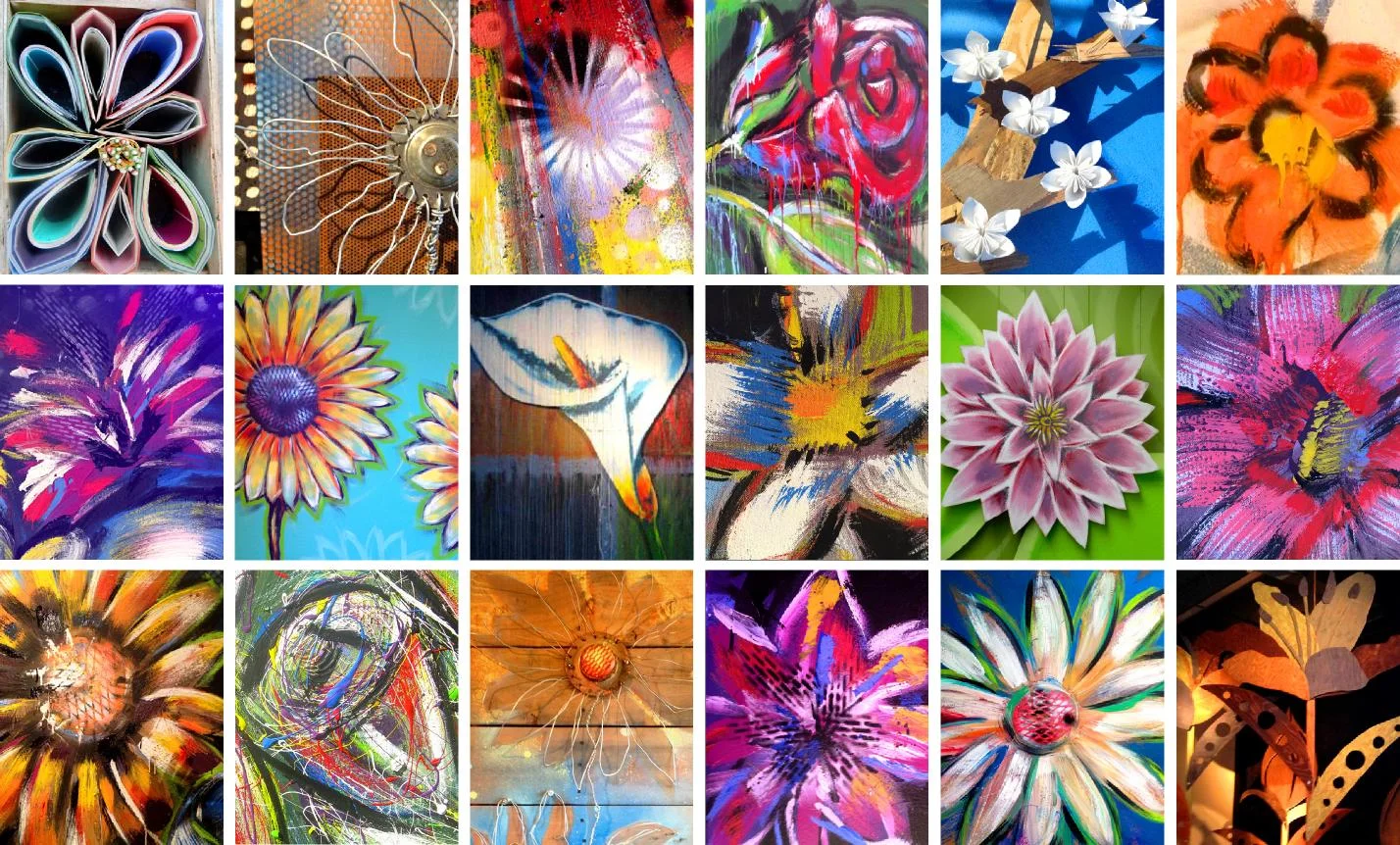 "Flowers" Giclée Print (10"x17")