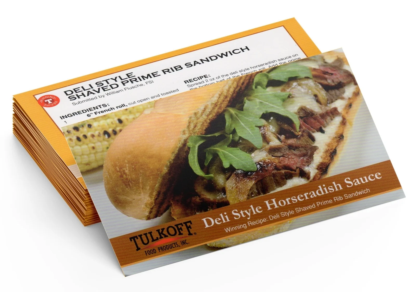 Recipe Cards | Deli Style Horseradish Sauce