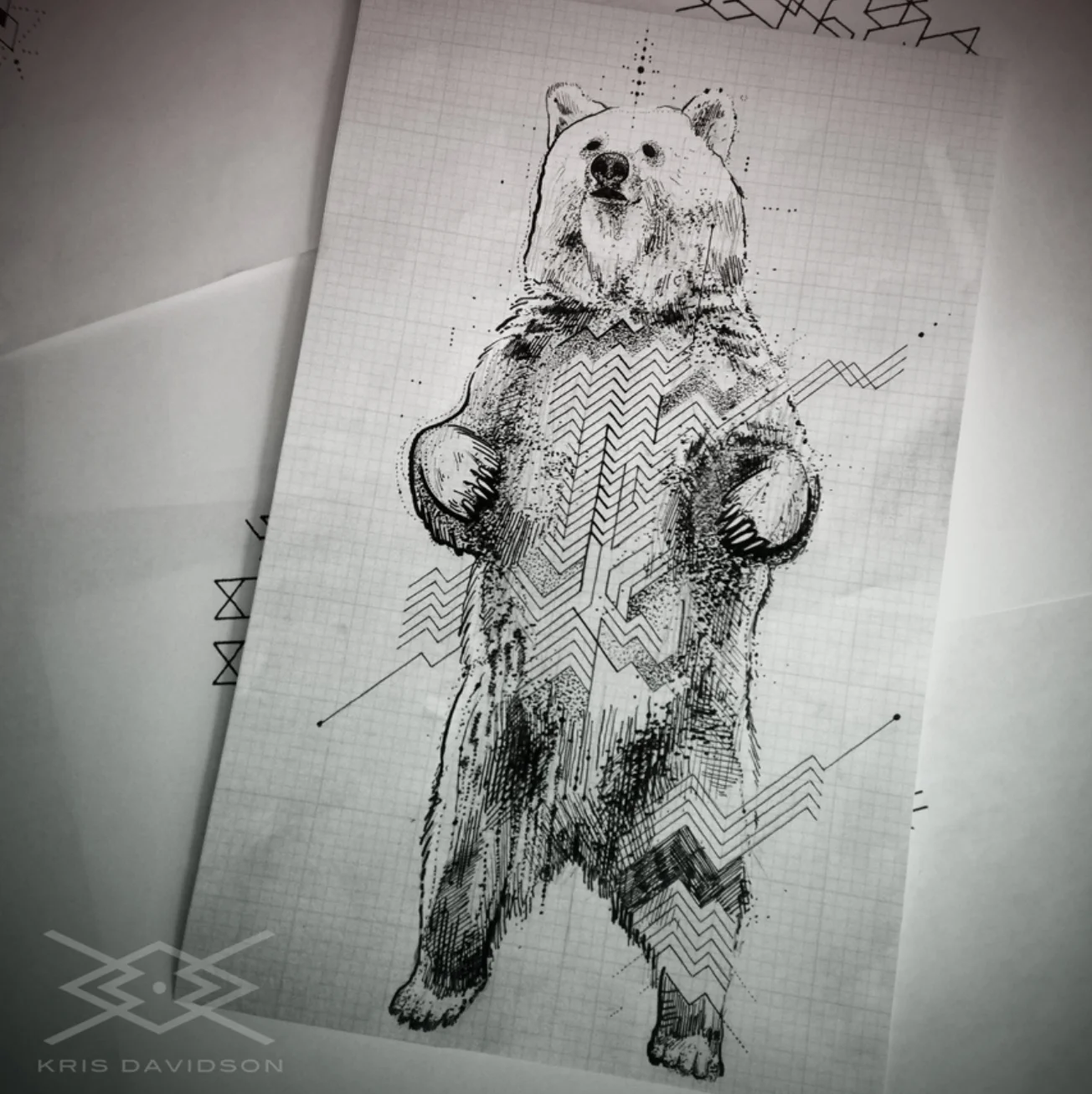  ink on paper sketch - 2012 