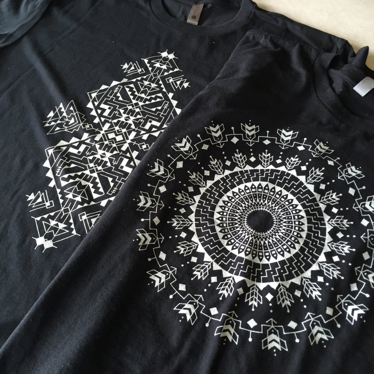 shirt designs - collaboration with Catiflor - 2017